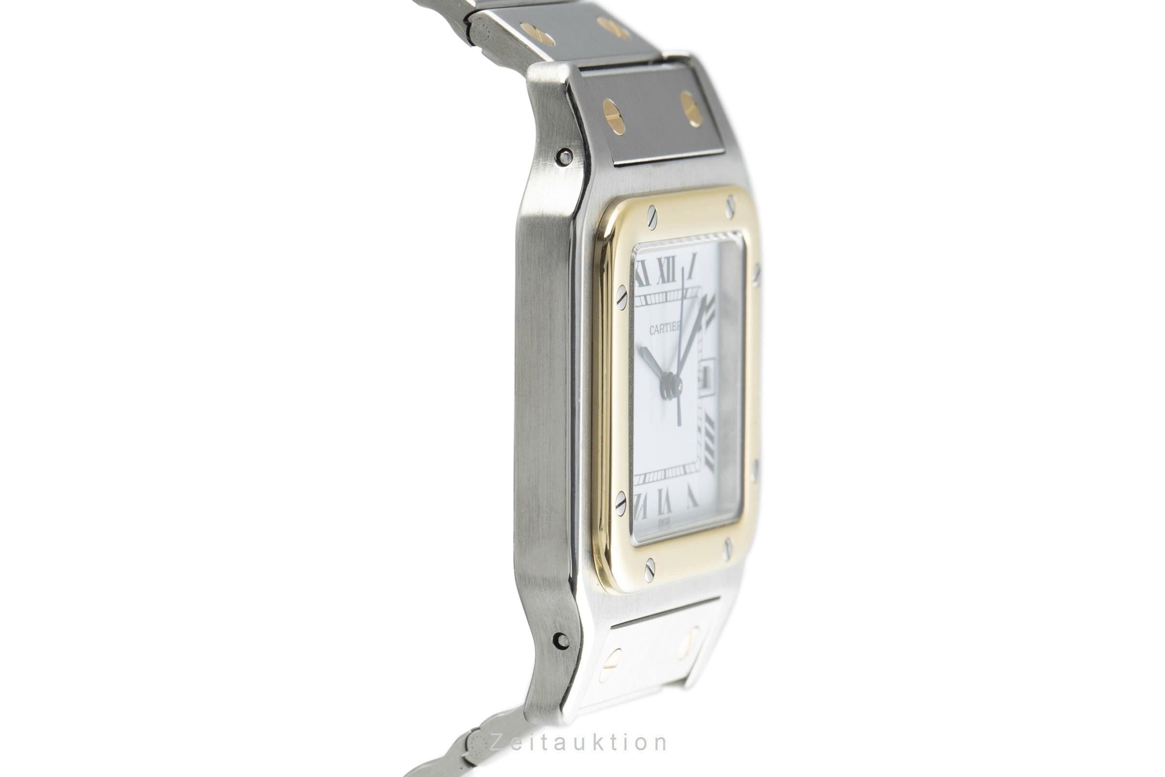 Cartier Santos steel / gold automatic men's watch 2961  [2108391]