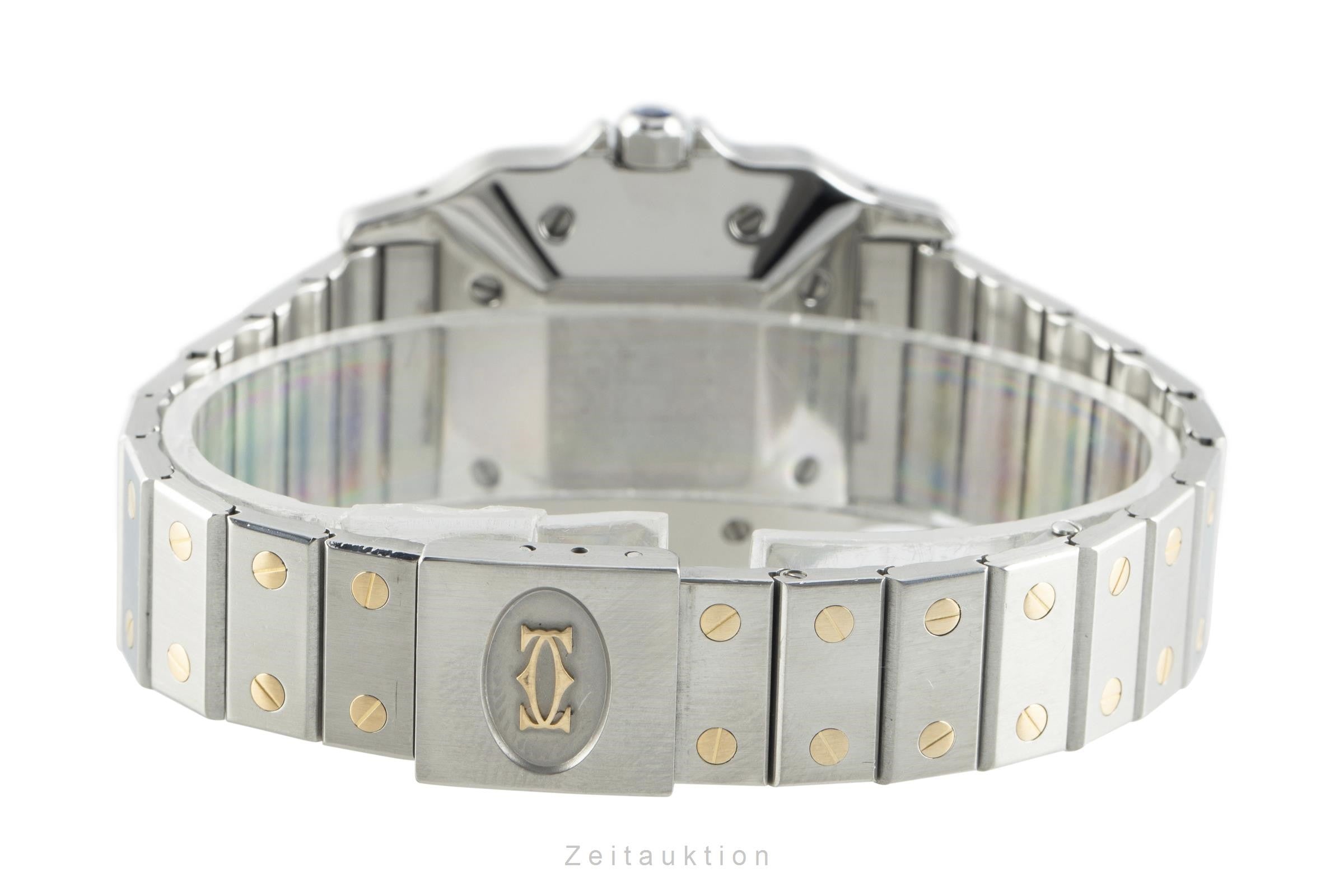 Cartier Santos steel / gold automatic men's watch 2961  [2108391]