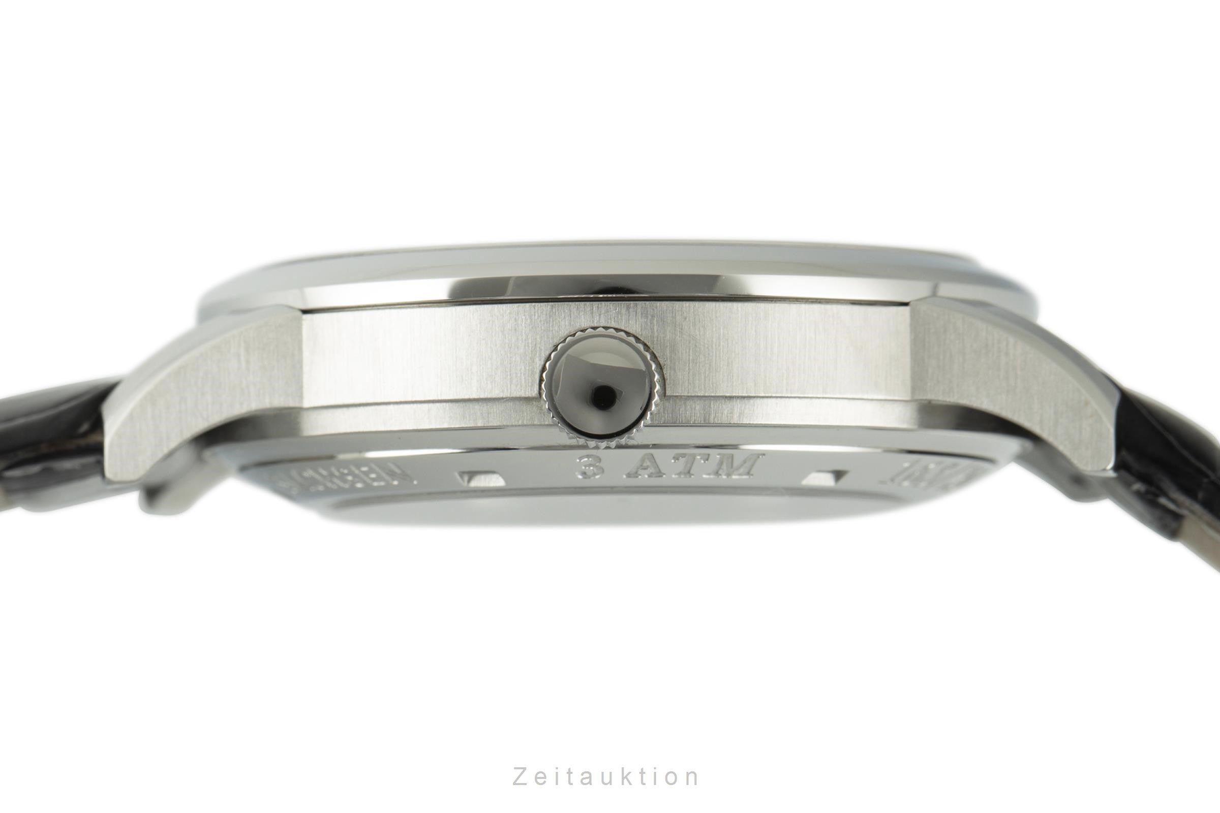 Union Glashütte Julius Bergter acero cuerda manual reloj para caballeros 30-03-01-02-10 Limited  [2108435]