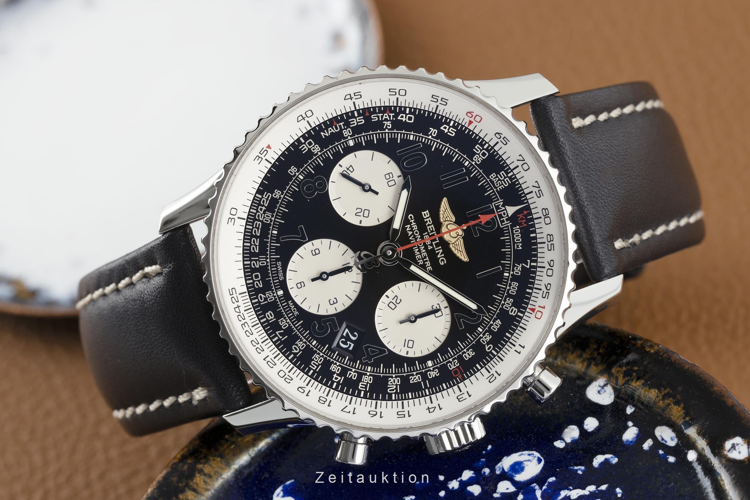 Breitling Navitimer cronografo acciaio automatismo orologio da uomo AB0120 LP: 8000EUR  [2108444]