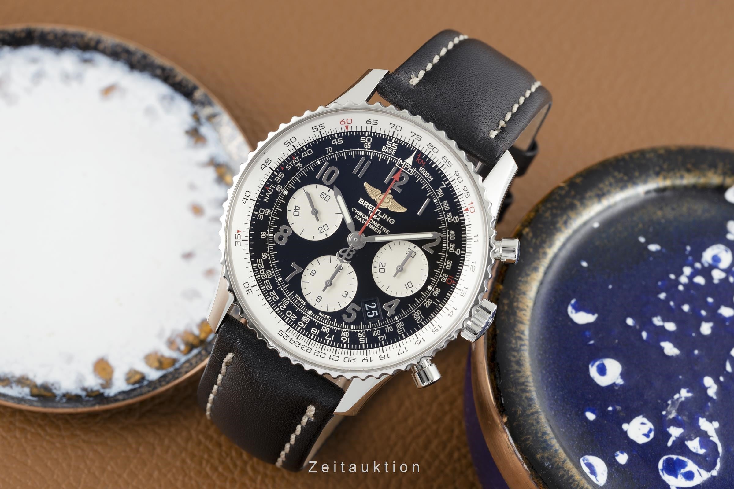 Breitling Navitimer cronografo acciaio automatismo orologio da uomo AB0120 LP: 8000EUR  [2108444]