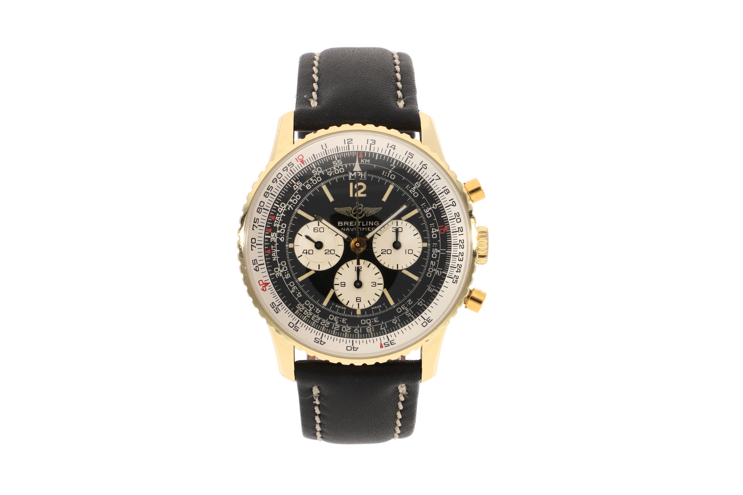 Breitling Navitimer cronógrafo oro de 18 quilates cuerda manual reloj para caballeros 81600  [2108450]