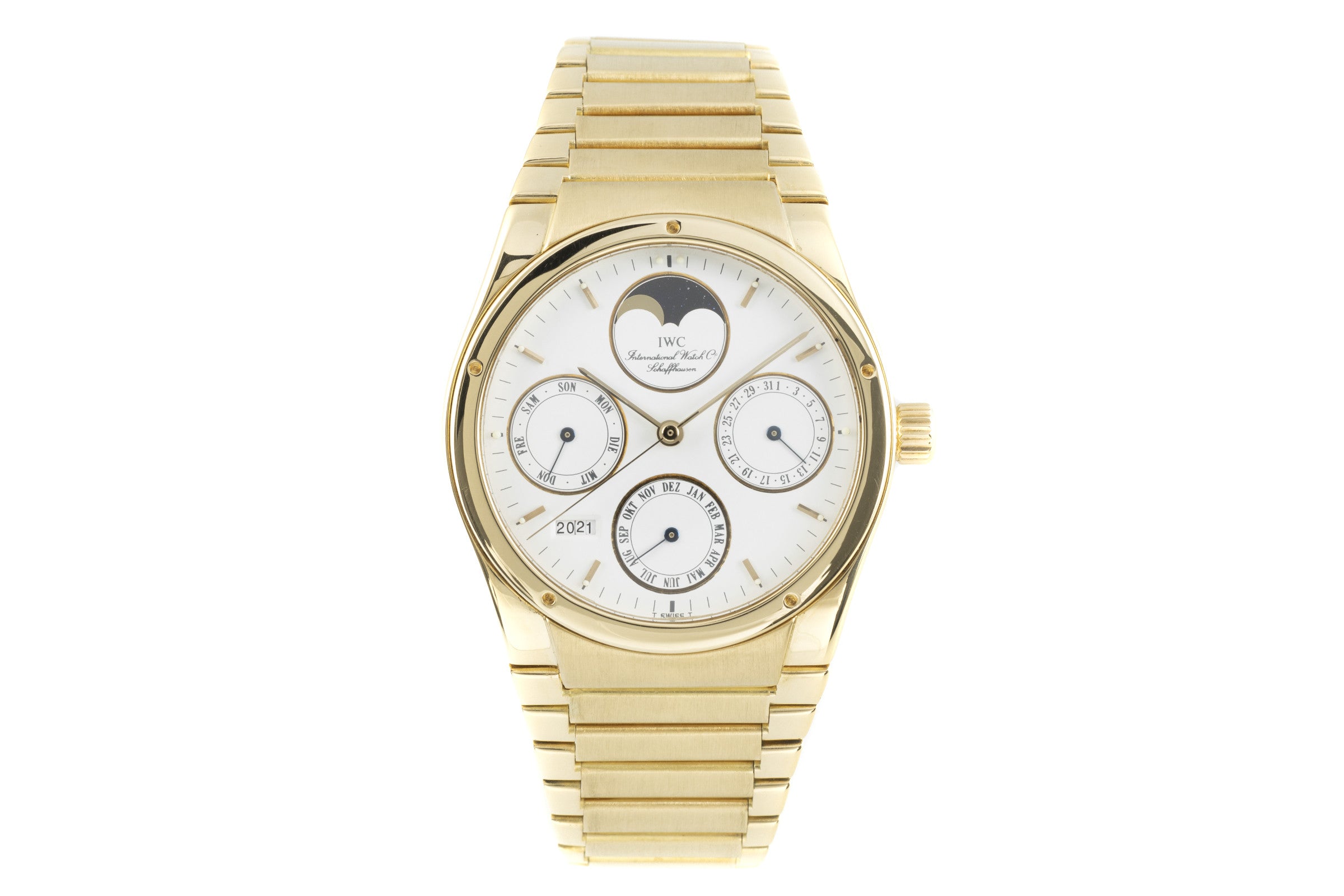 IWC Ingenieur oro 18 ct automatismo orologio da uomo 9240 LP: 49200EUR  [2108492]