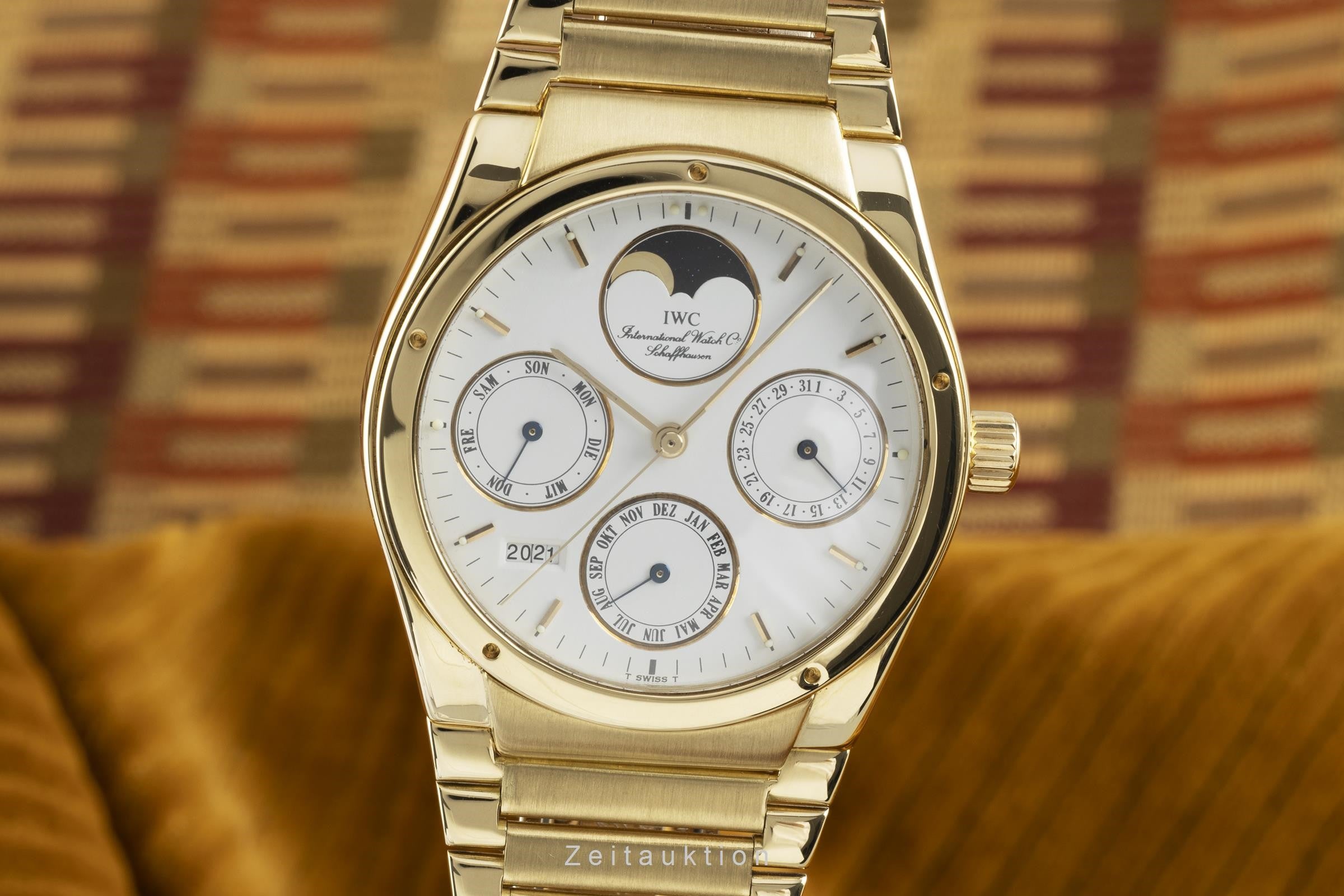 IWC Ingenieur oro 18 ct automatismo orologio da uomo 9240 LP: 49200EUR  [2108492]