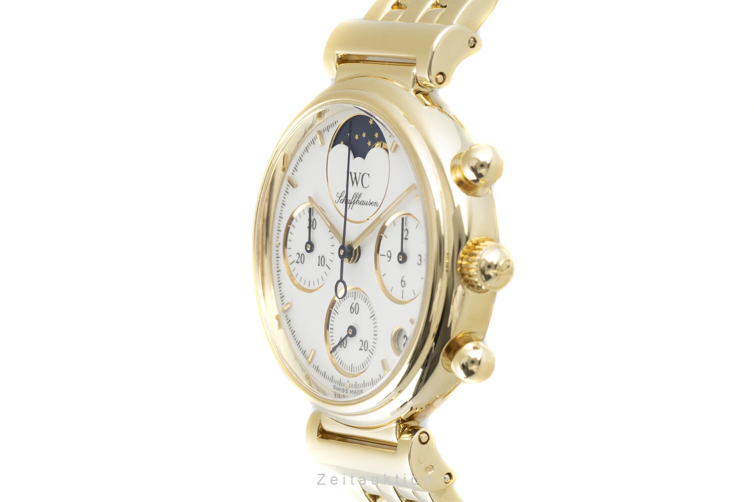 IWC Da Vinci cronografo oro 18 ct quarzo orologio da donna 3735  [2108497]