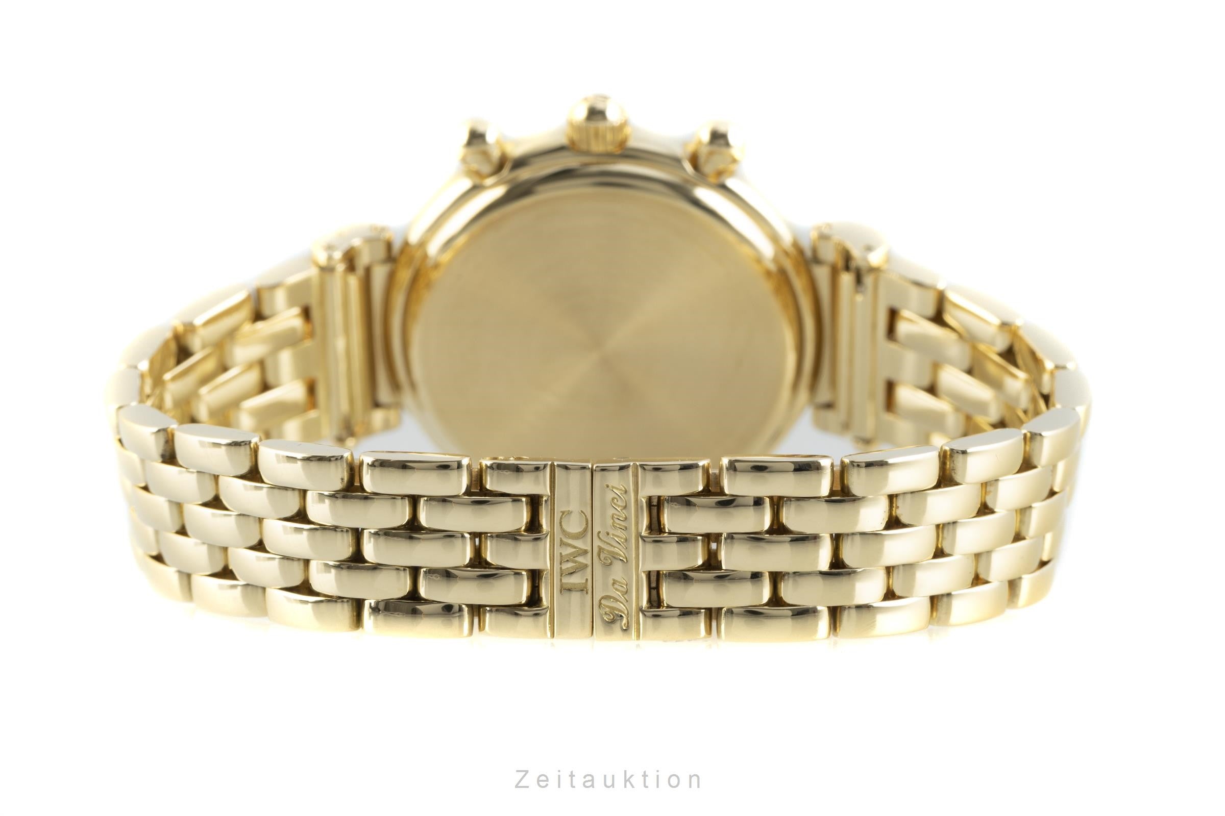 IWC Da Vinci cronografo oro 18 ct quarzo orologio da donna 3735  [2108497]