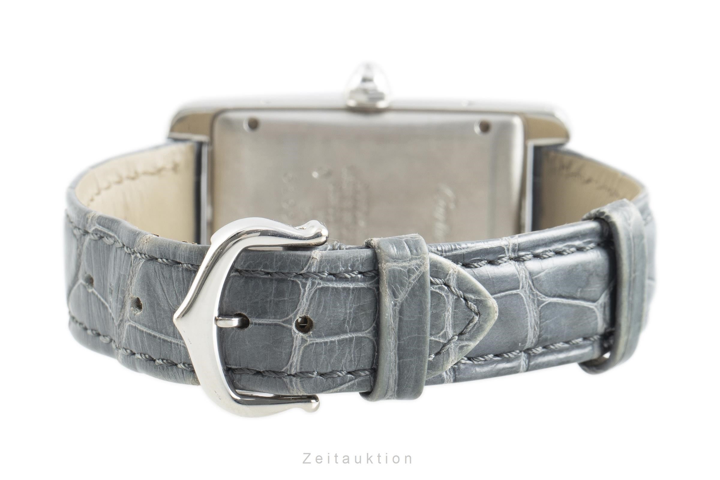 Cartier Tank Américaine oro bianco 18 ct automatismo orologio da donna 2490 LP: 32000EUR  [2108498]