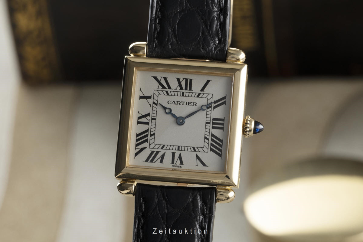 Cartier Tank Obus 18 ct gold quartz unisex 1630 LP: 9250EUR  [2108509]