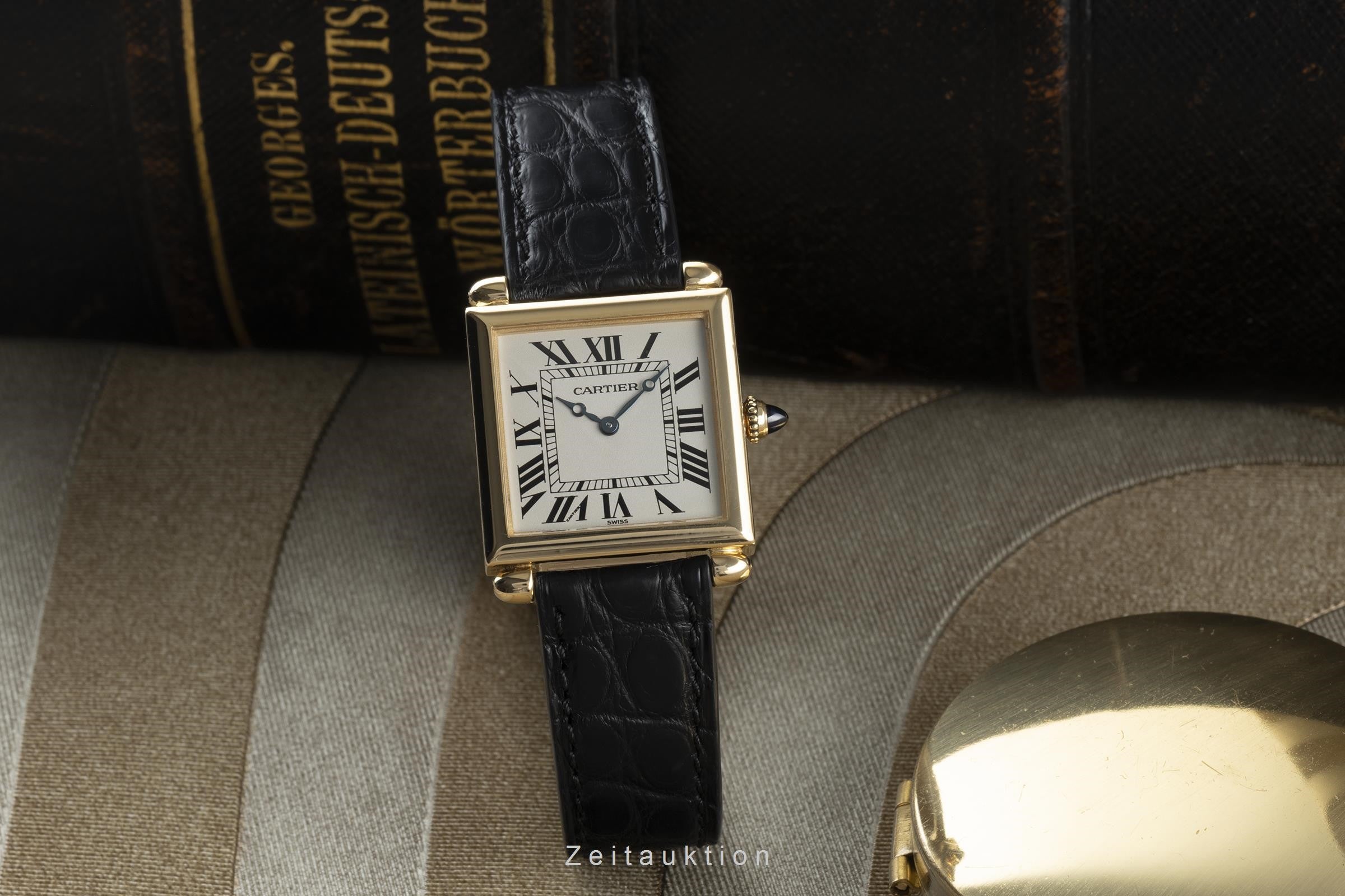 Cartier Tank Obus 18K (0,750) Gelbgold Unisex Gold Ref. 1630 VP: 9250,- € [2108509]