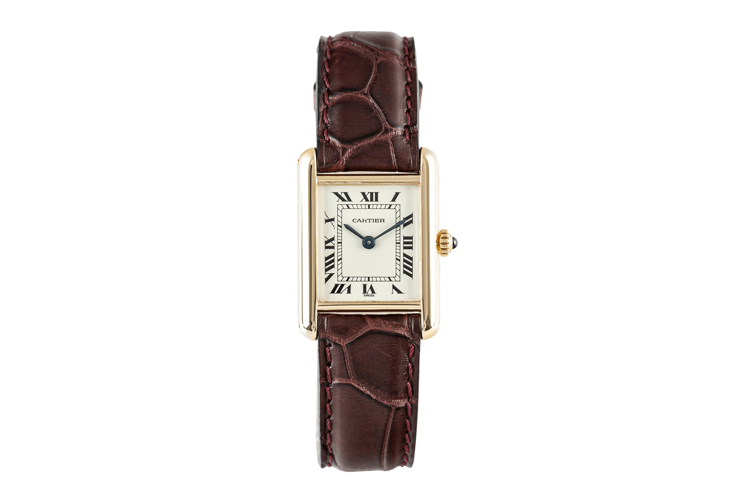 Cartier Tank 18K (0,750) Gelbgold Damenuhr Gold Ref. 66001 VP: 10500,- € [2108516]
