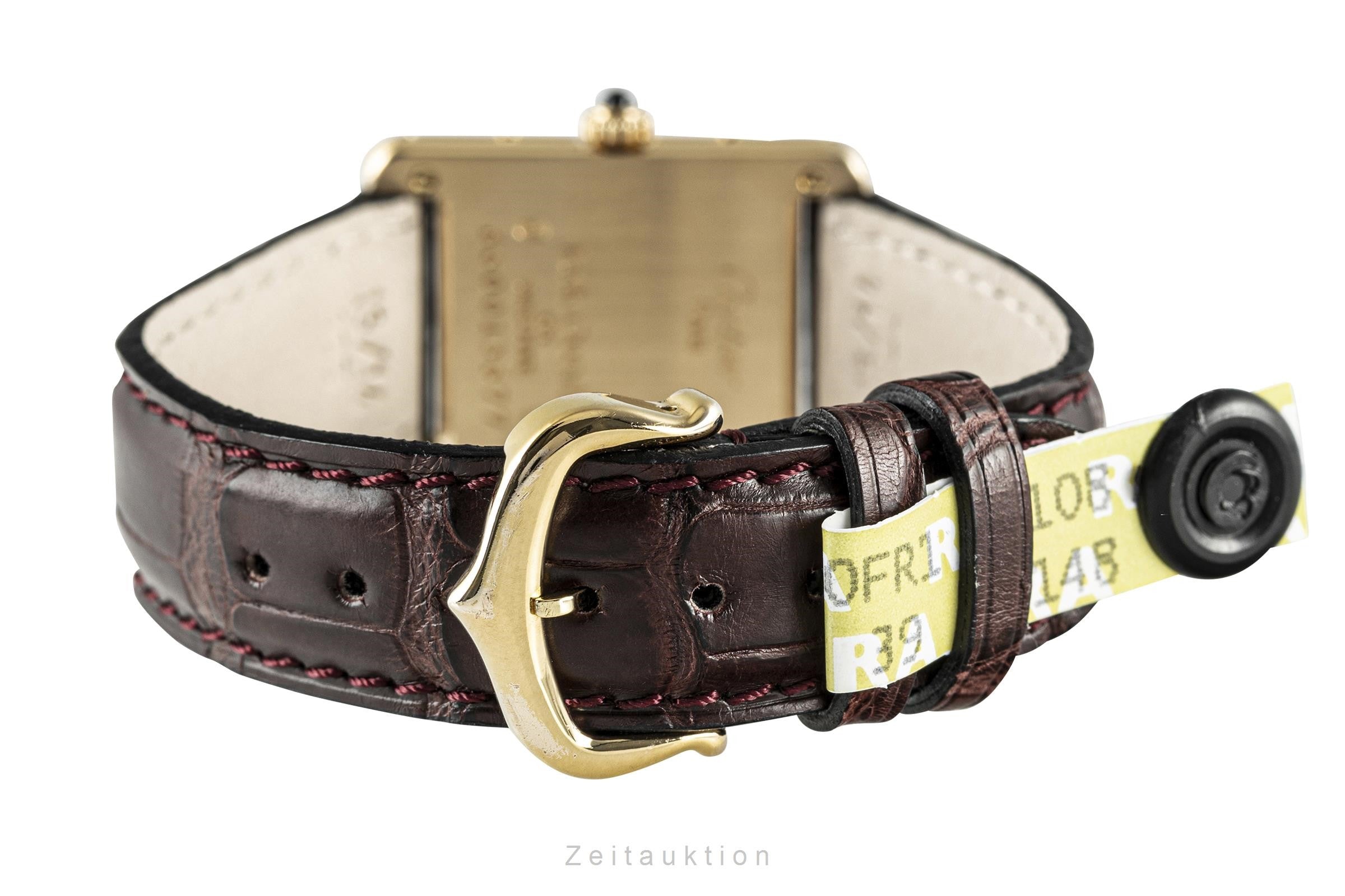 Cartier Tank 18K (0,750) Gelbgold Damenuhr Gold Ref. 66001 VP: 10500,- € [2108516]