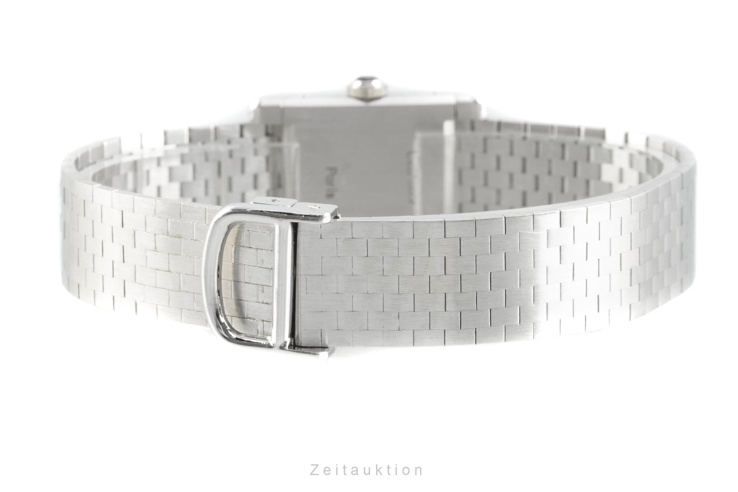 Cartier Tank 18 ct white gold manual winding women's watch 78093  [2108520]