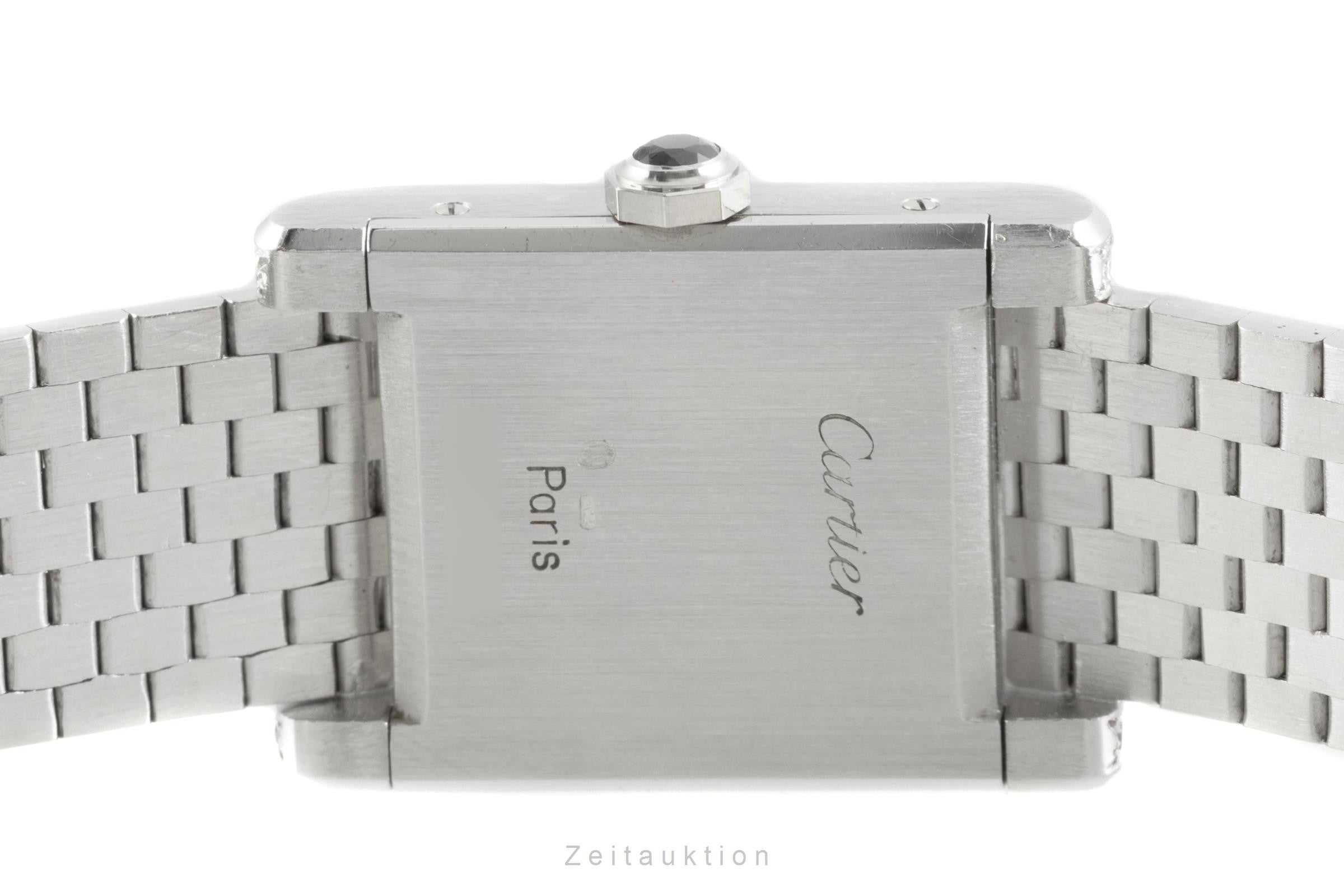 Cartier Tank 18 ct white gold manual winding women's watch 78093  [2108520]