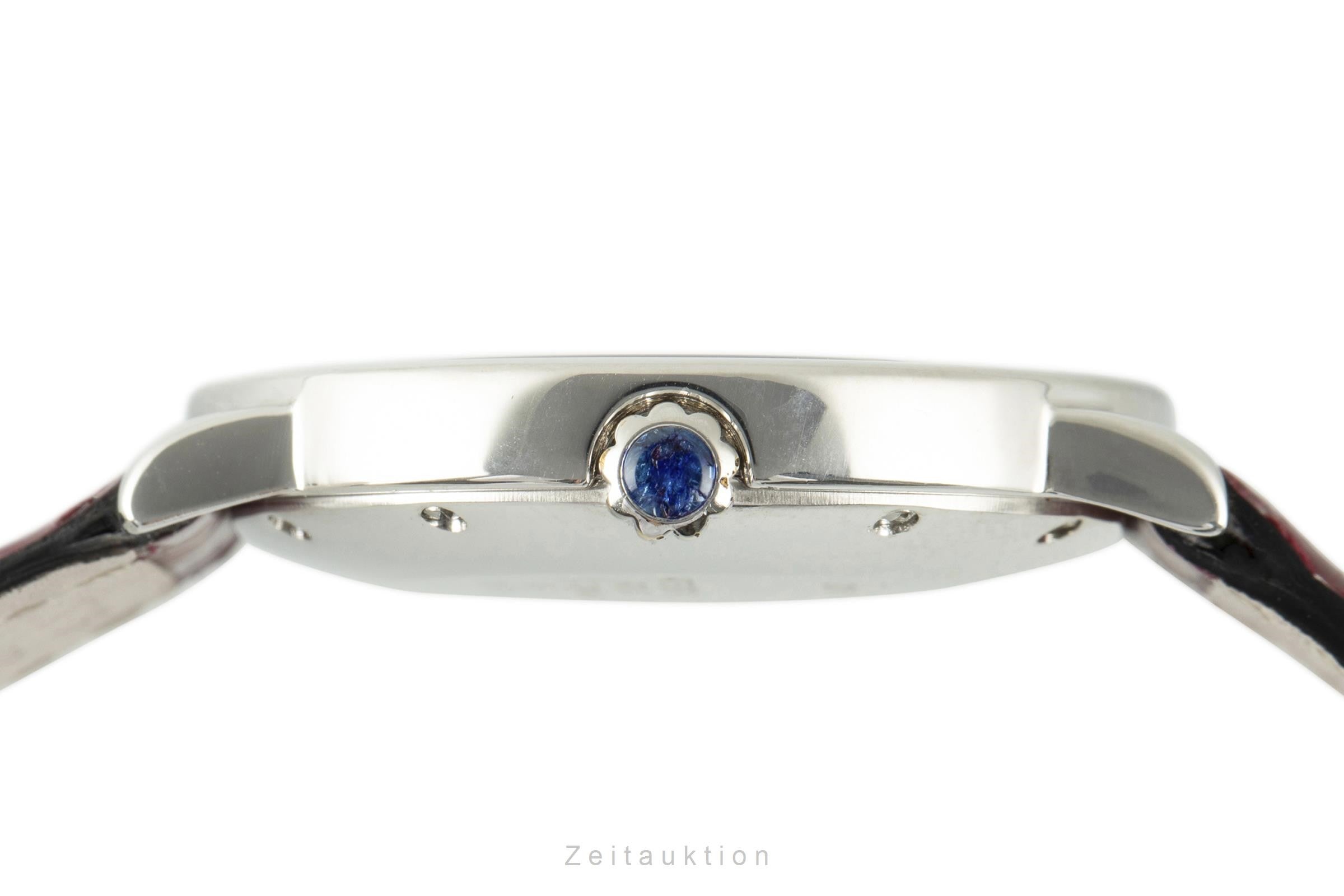 Cartier Ronde plata cuarzo reloj para damas  1815 1  [2108534]