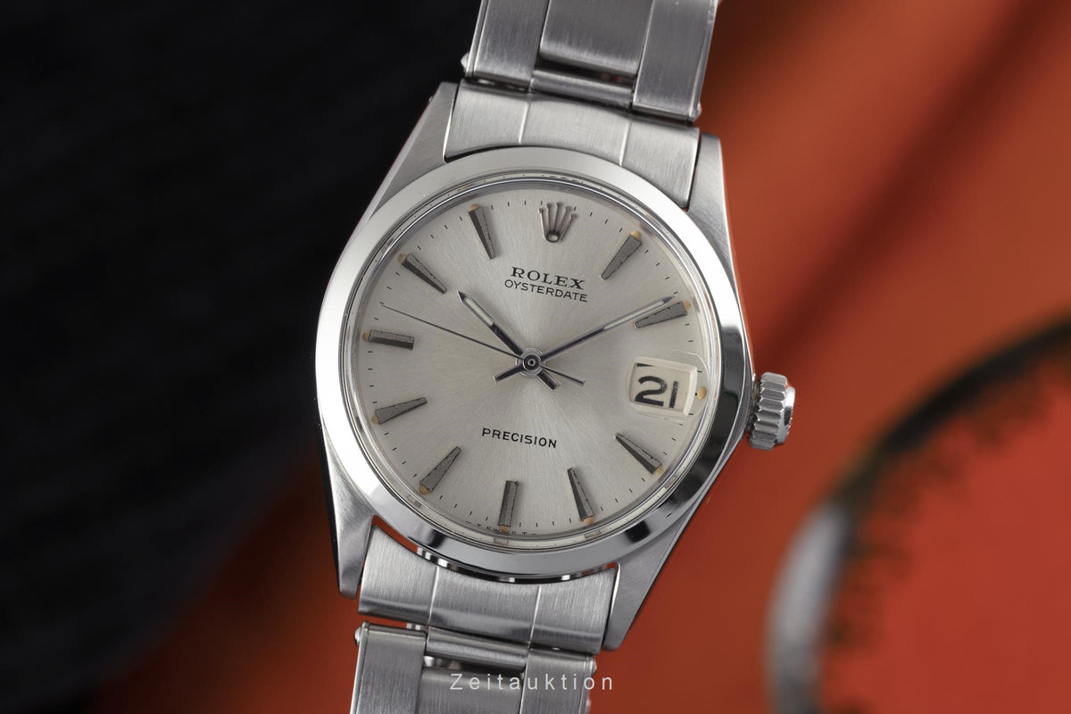 Rolex Oysterdate steel manual winding women's watch 6466  [2108538]