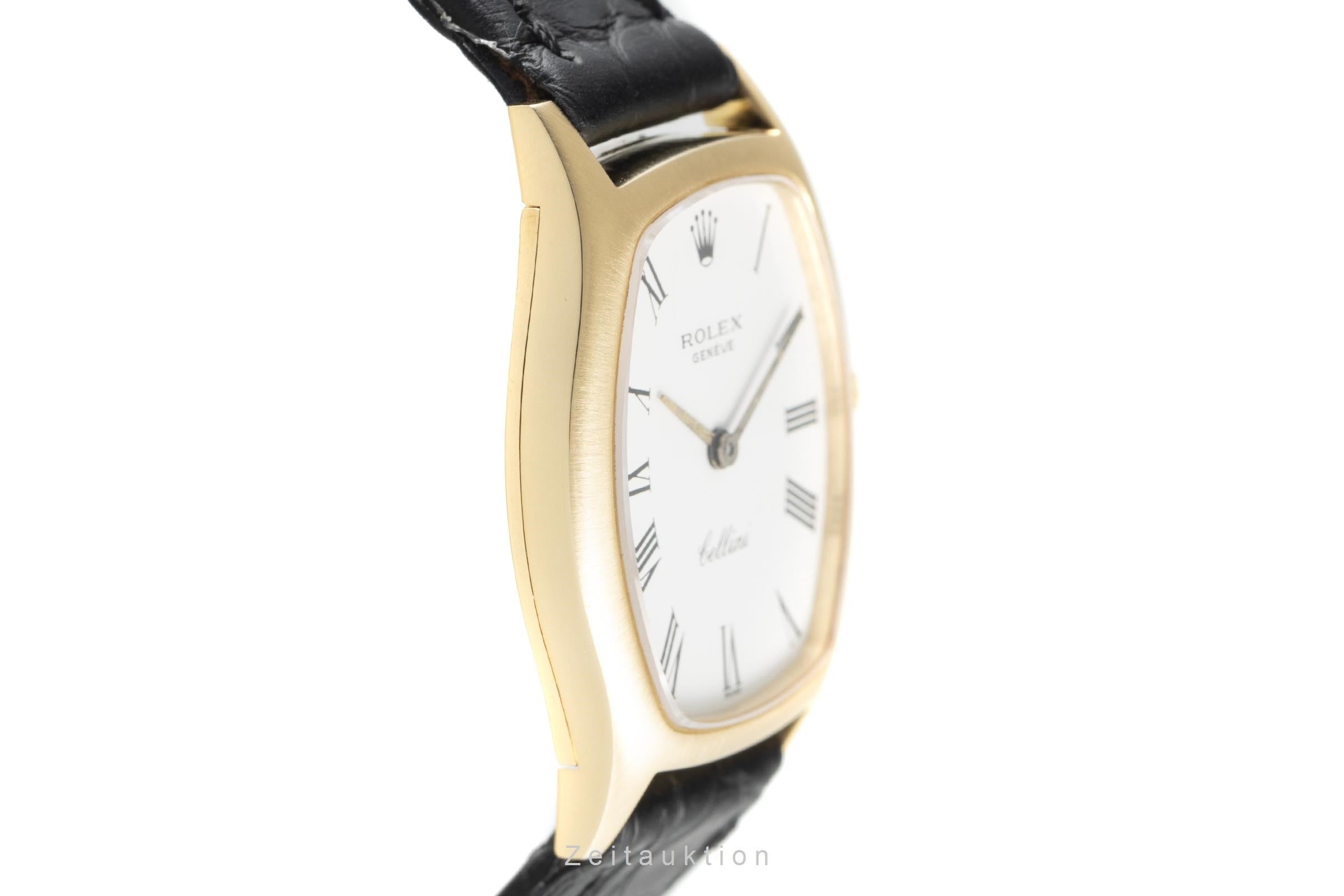 Rolex Cellini oro 18 ct carica manuale orologio da donna 3803 Vintage  [2108622]