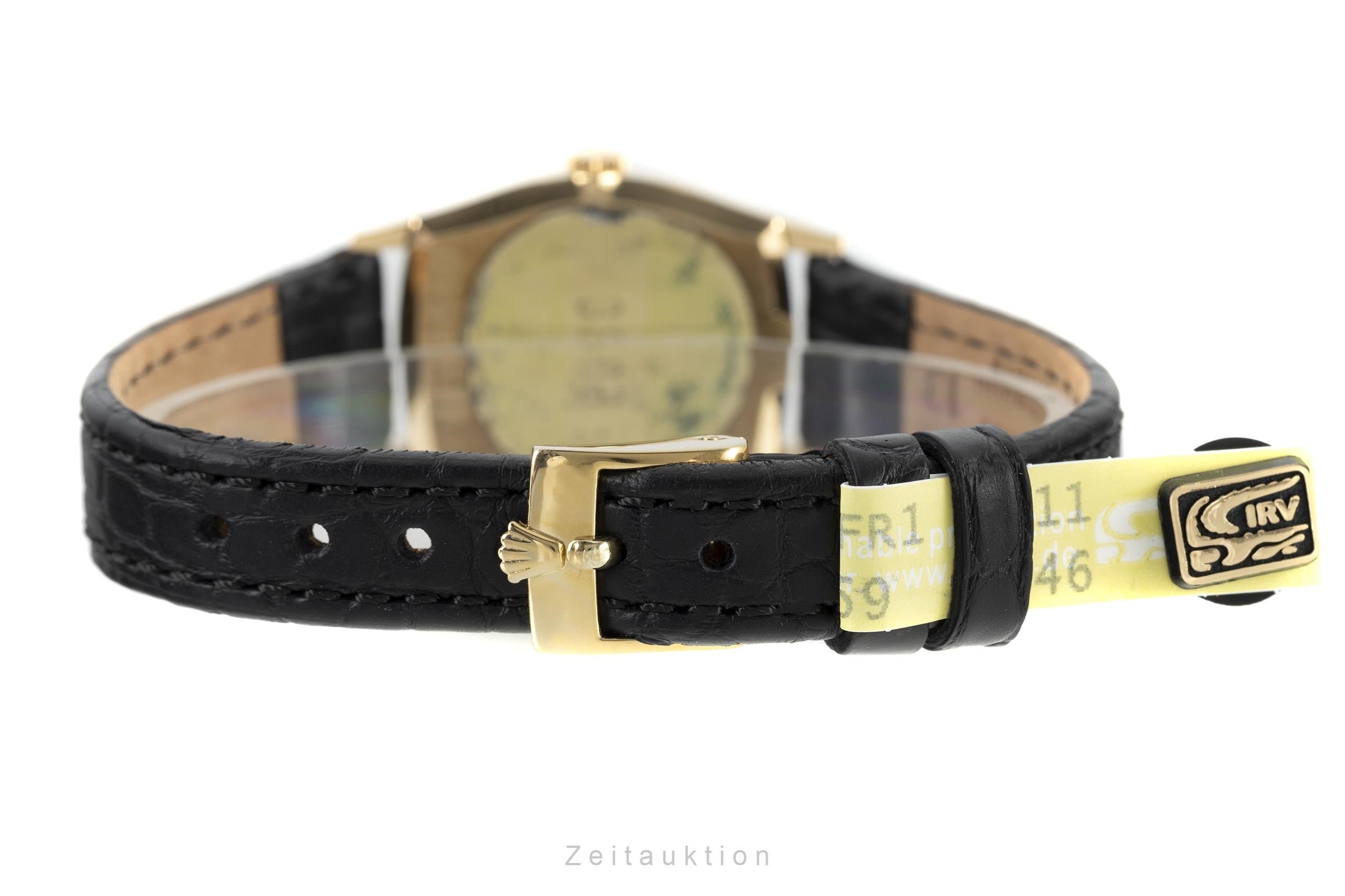 Rolex Cellini oro 18 ct carica manuale orologio da donna 3803 Vintage  [2108622]