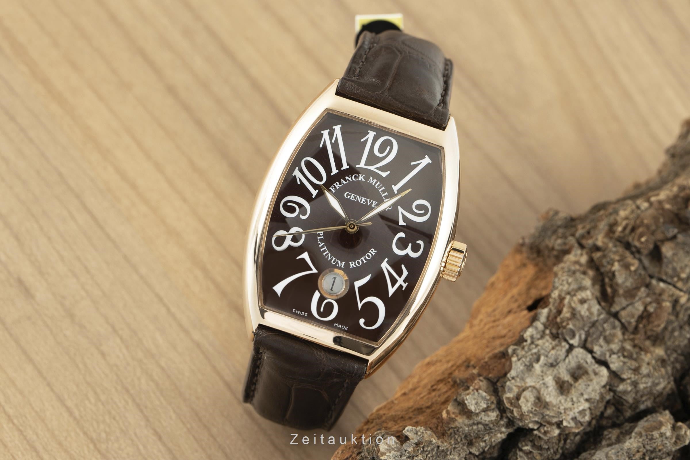 Franck Muller Curvex oro rosado de 18 quilates automático Kal