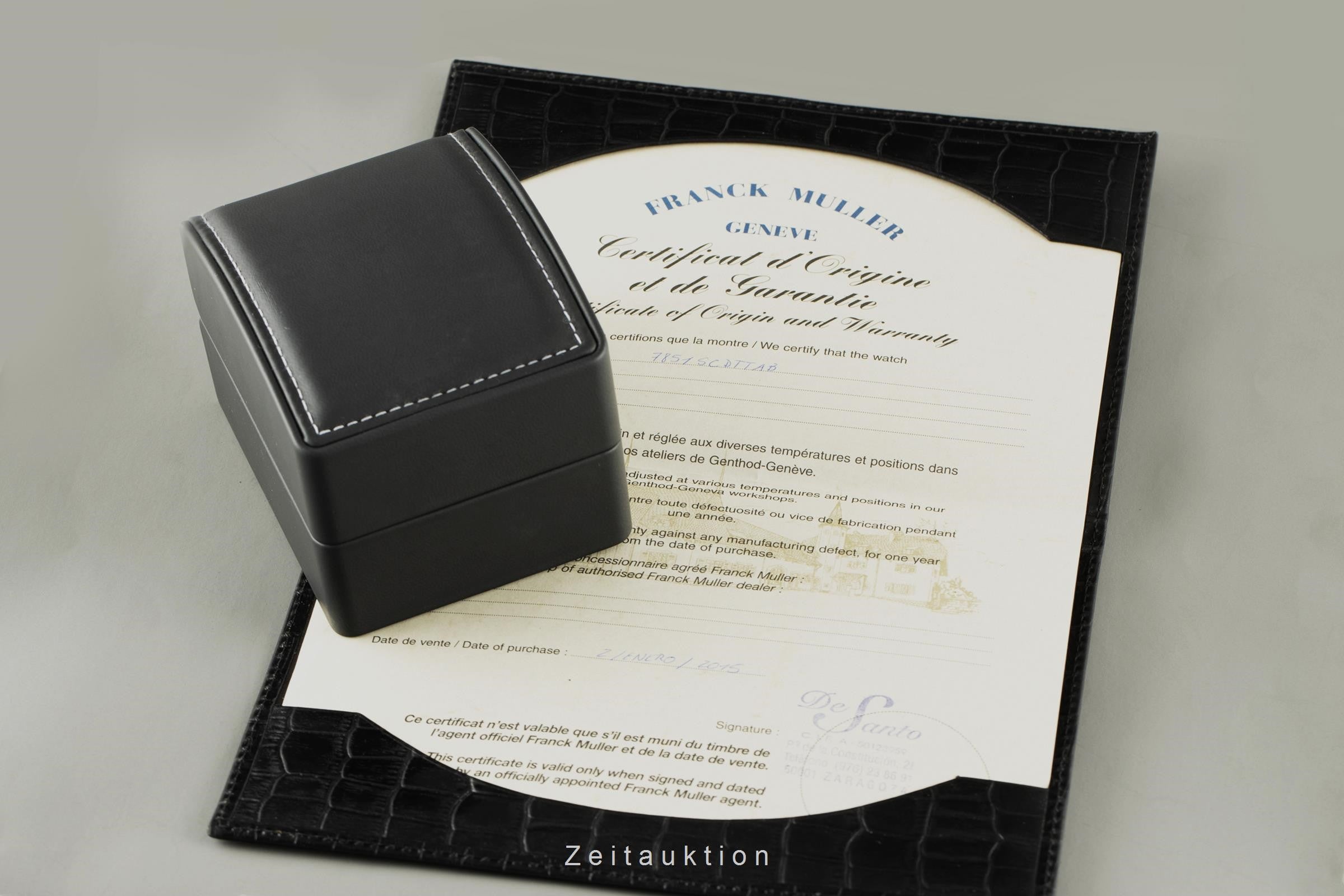 Franck Muller Cintrée Curvex 18K Roségold Automatik Ref. 7851SC DT VP: 19600,-€ [2108627]