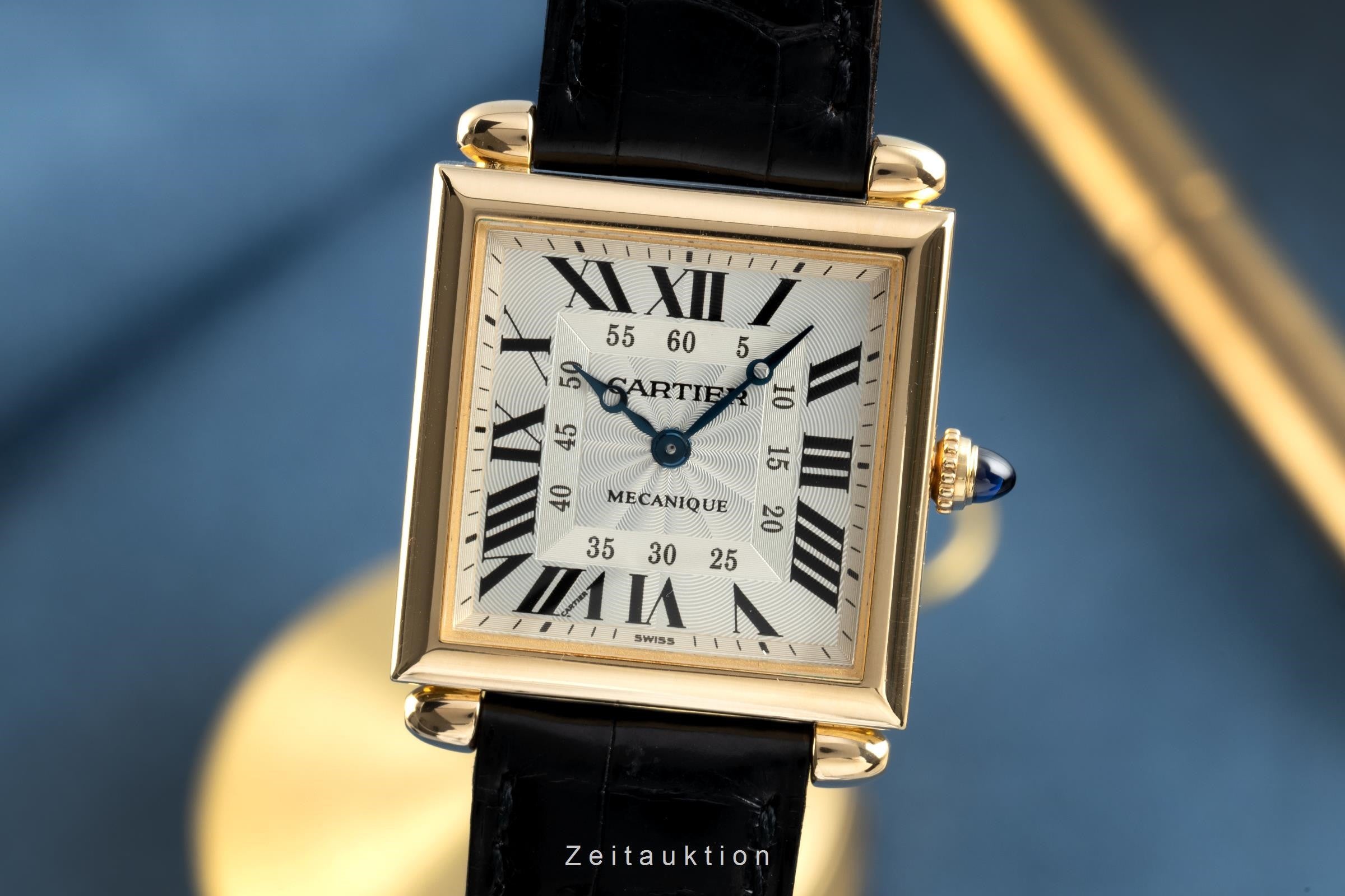 Cartier Tank Obus 18 ct gold manual winding Kal. 430MC Ref. 2380