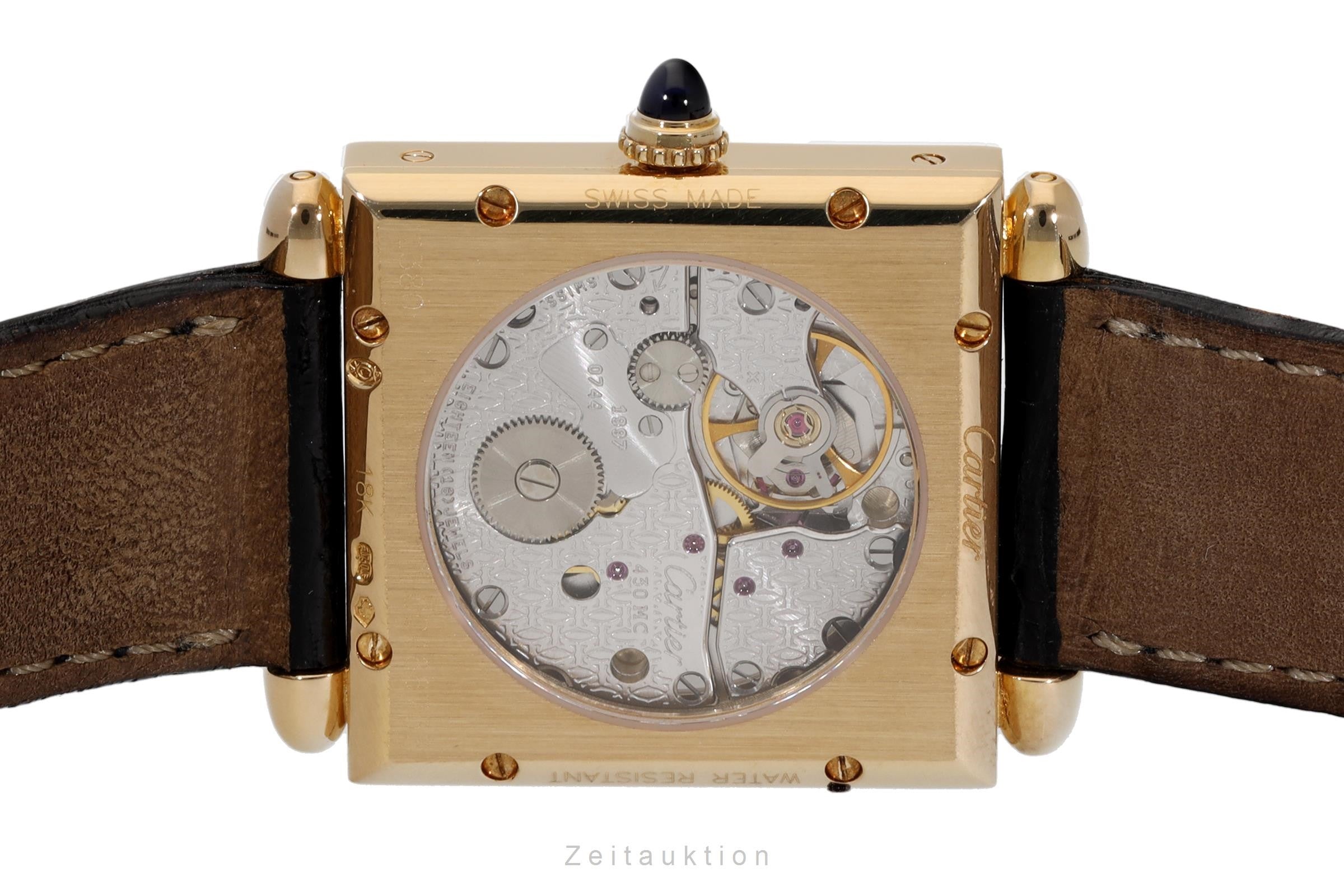 Cartier Tank Obus 18 ct gold manual winding unisex 2380 LP: 13100EUR Limited  [2108632]