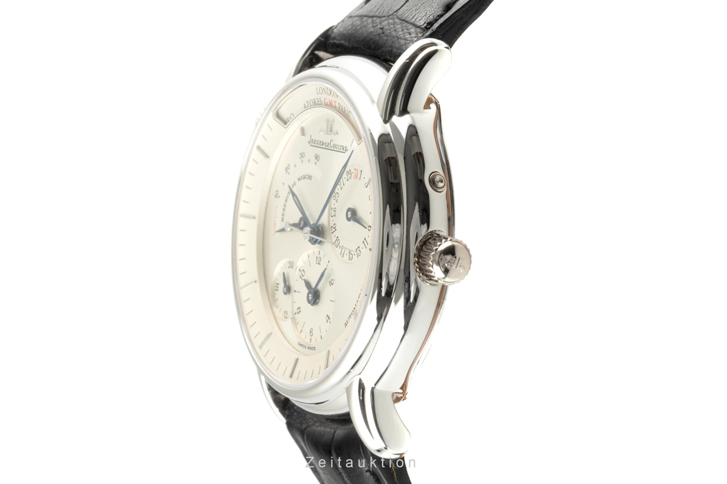 Jaeger LeCoultre Master Geographic platino automatismo orologio da uomo 169.6.92  [2108634]