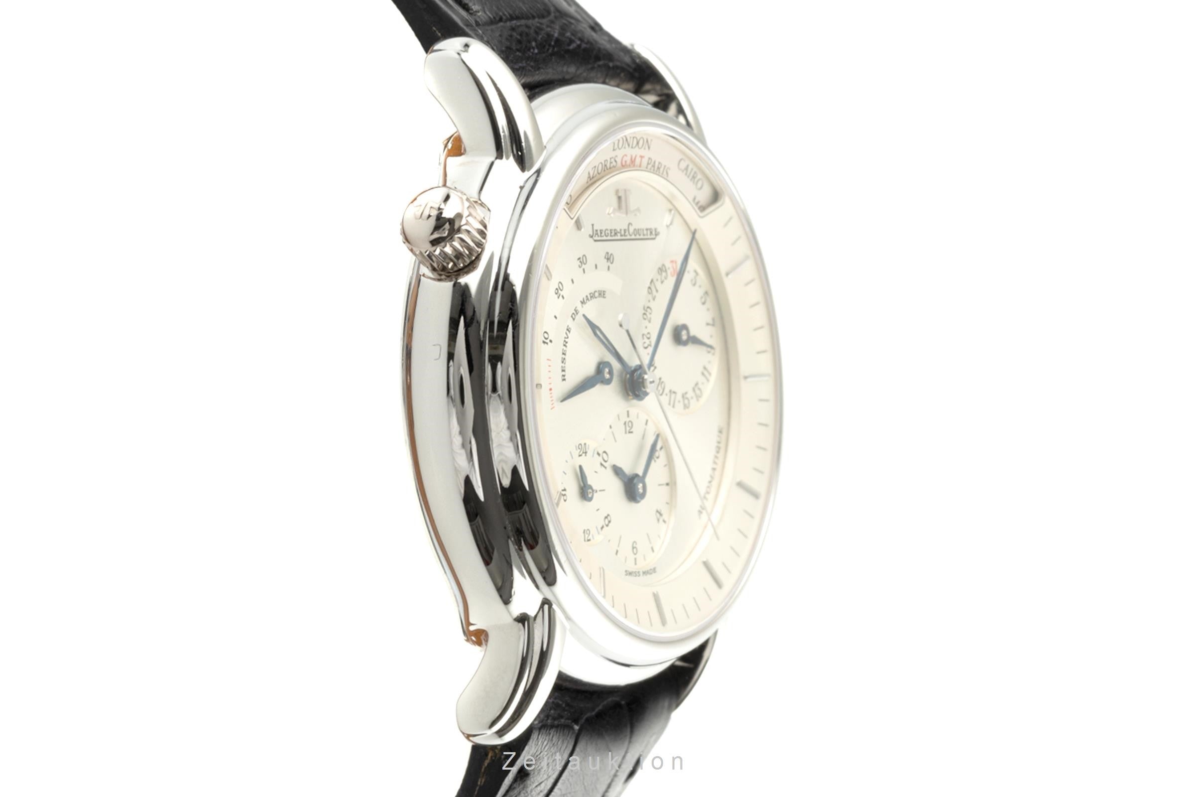 Jaeger LeCoultre Master Geographic platino automatismo orologio da uomo 169.6.92  [2108634]