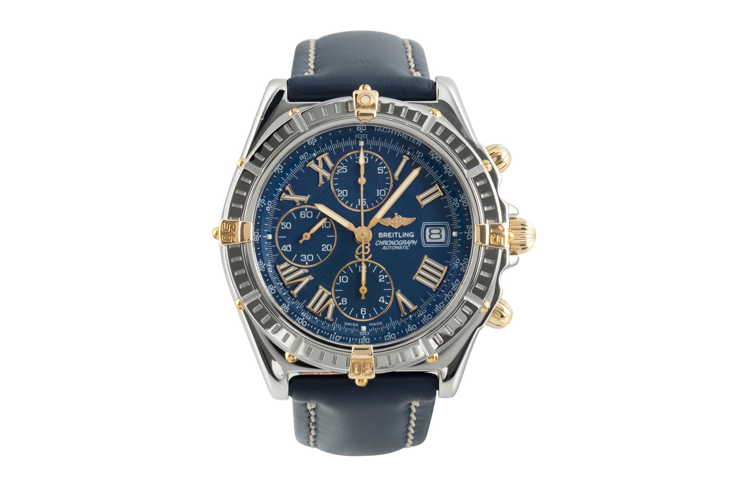 Breitling Crosswind cronografo acciaio / oro automatismo orologio da uomo B13055  [2108645]