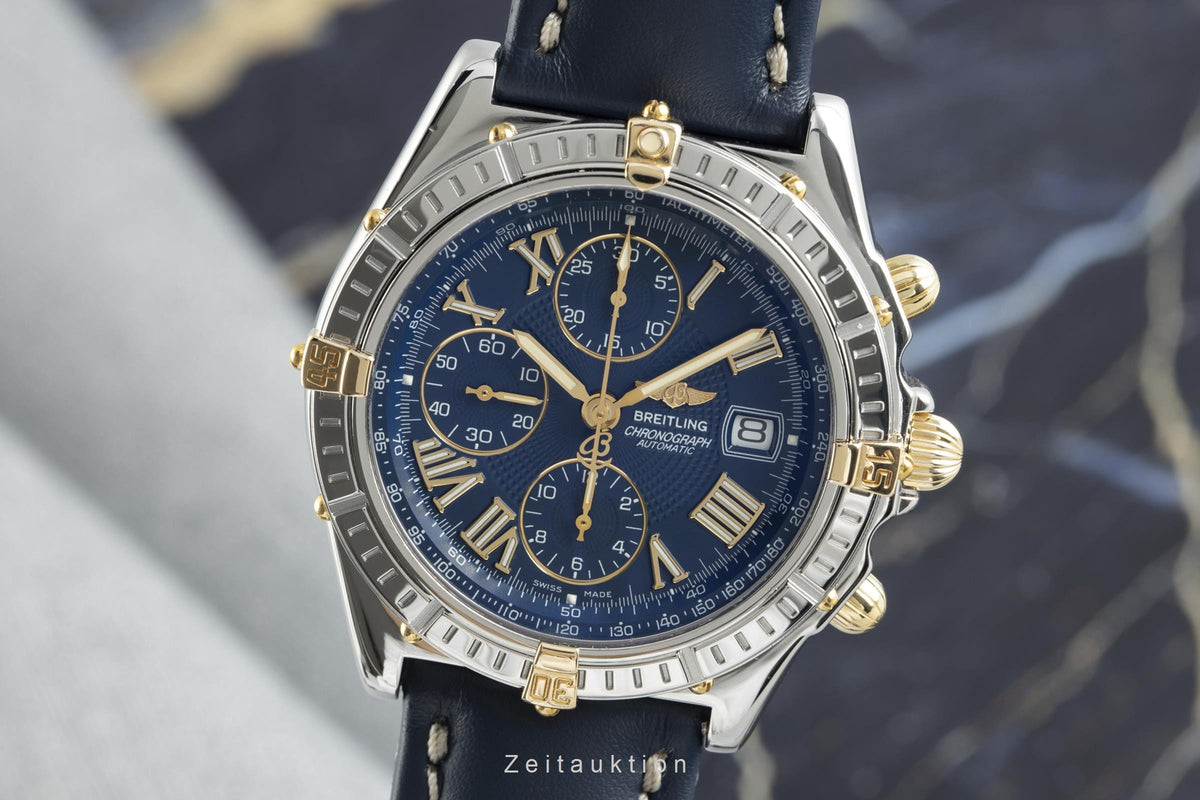 Breitling Crosswind chronograph steel / gold automatic men's watch B13055  [2108645]