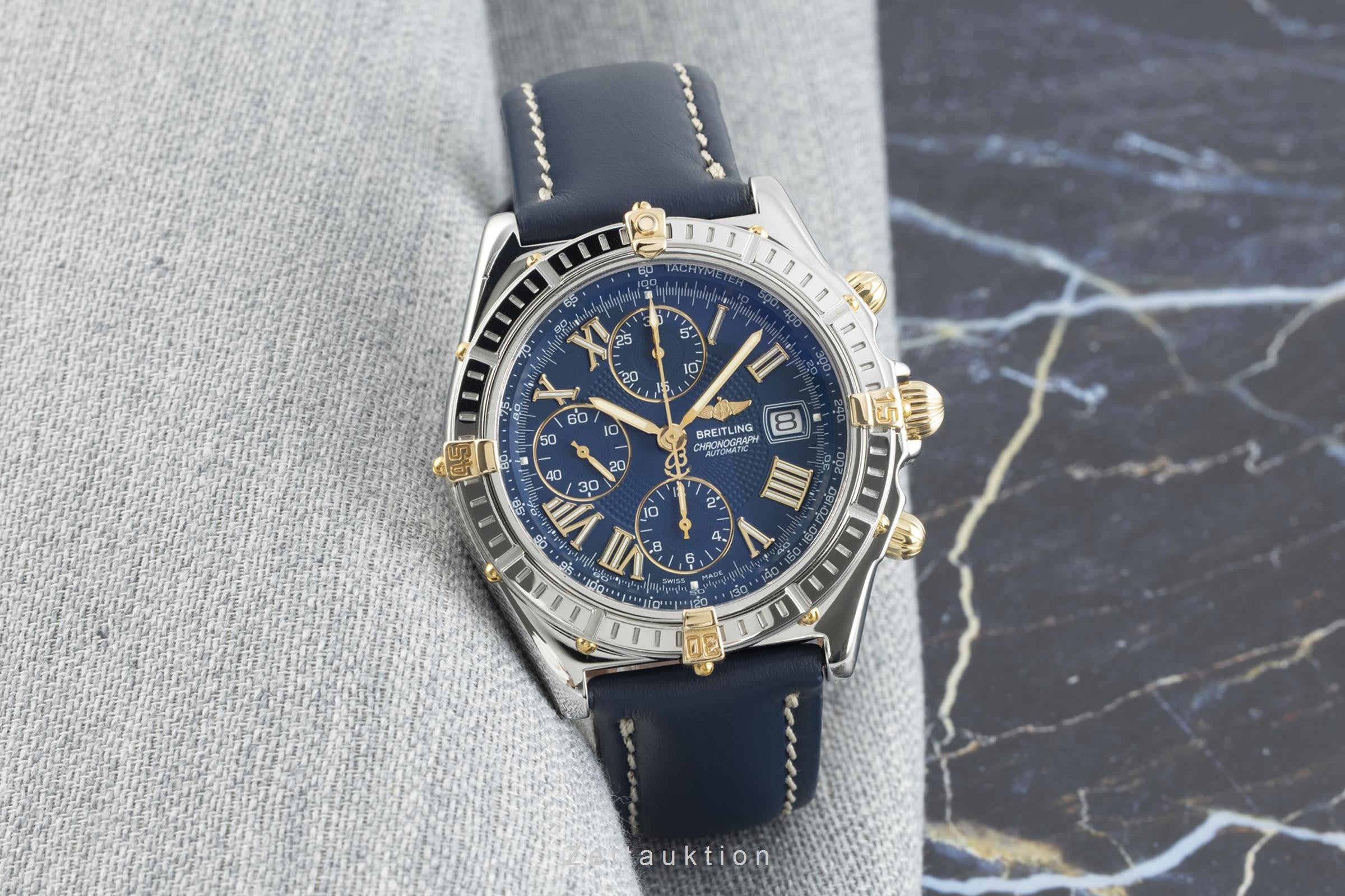 Breitling Crosswind cronografo acciaio / oro automatismo orologio da uomo B13055  [2108645]