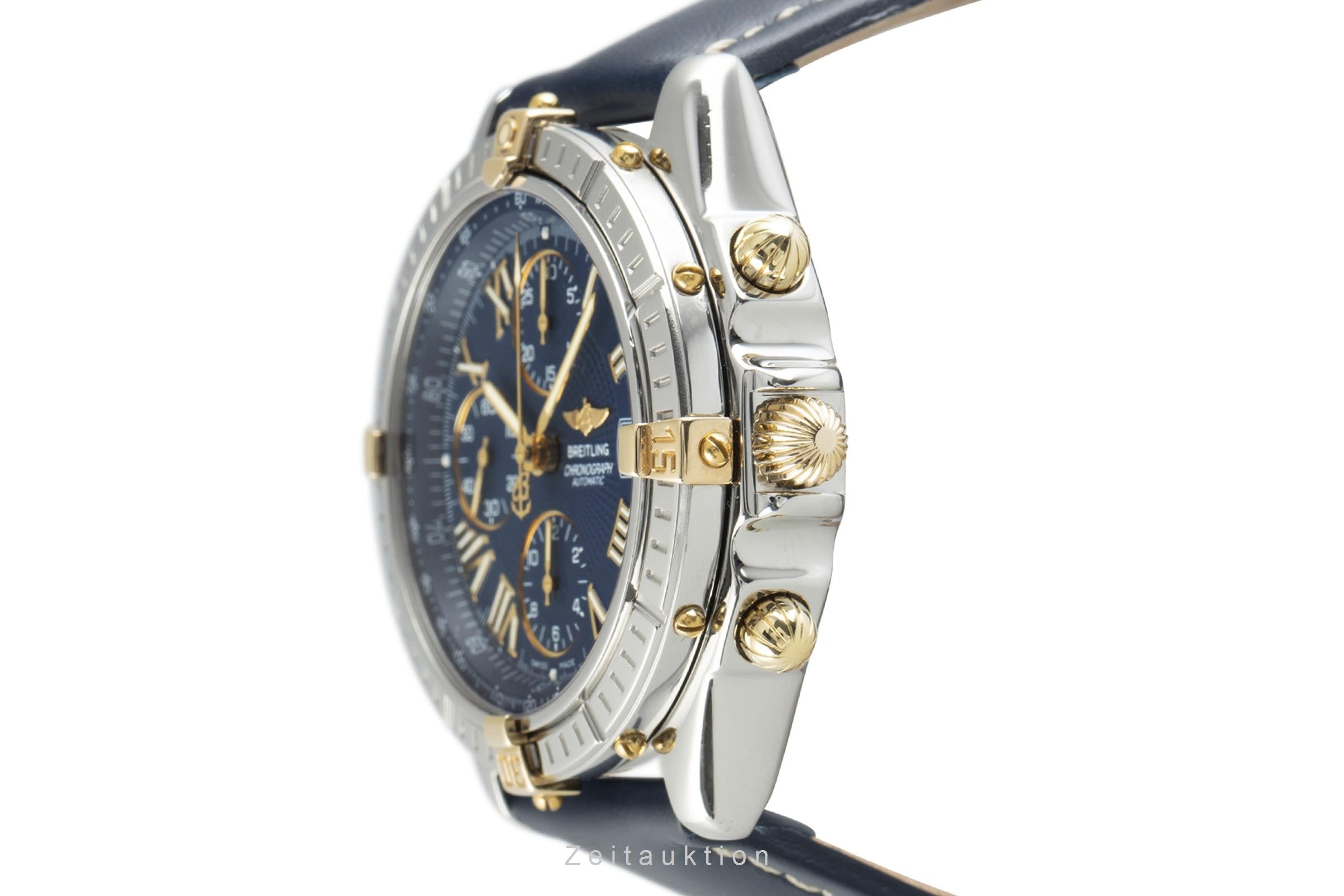 Breitling Crosswind cronografo acciaio / oro automatismo orologio da uomo B13055  [2108645]