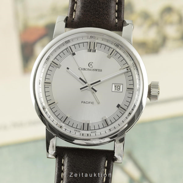 Chronoswiss Grand Pacific Automatik Datum Edelstahl Herrenuhr Ref. CH 2883B [2108685]