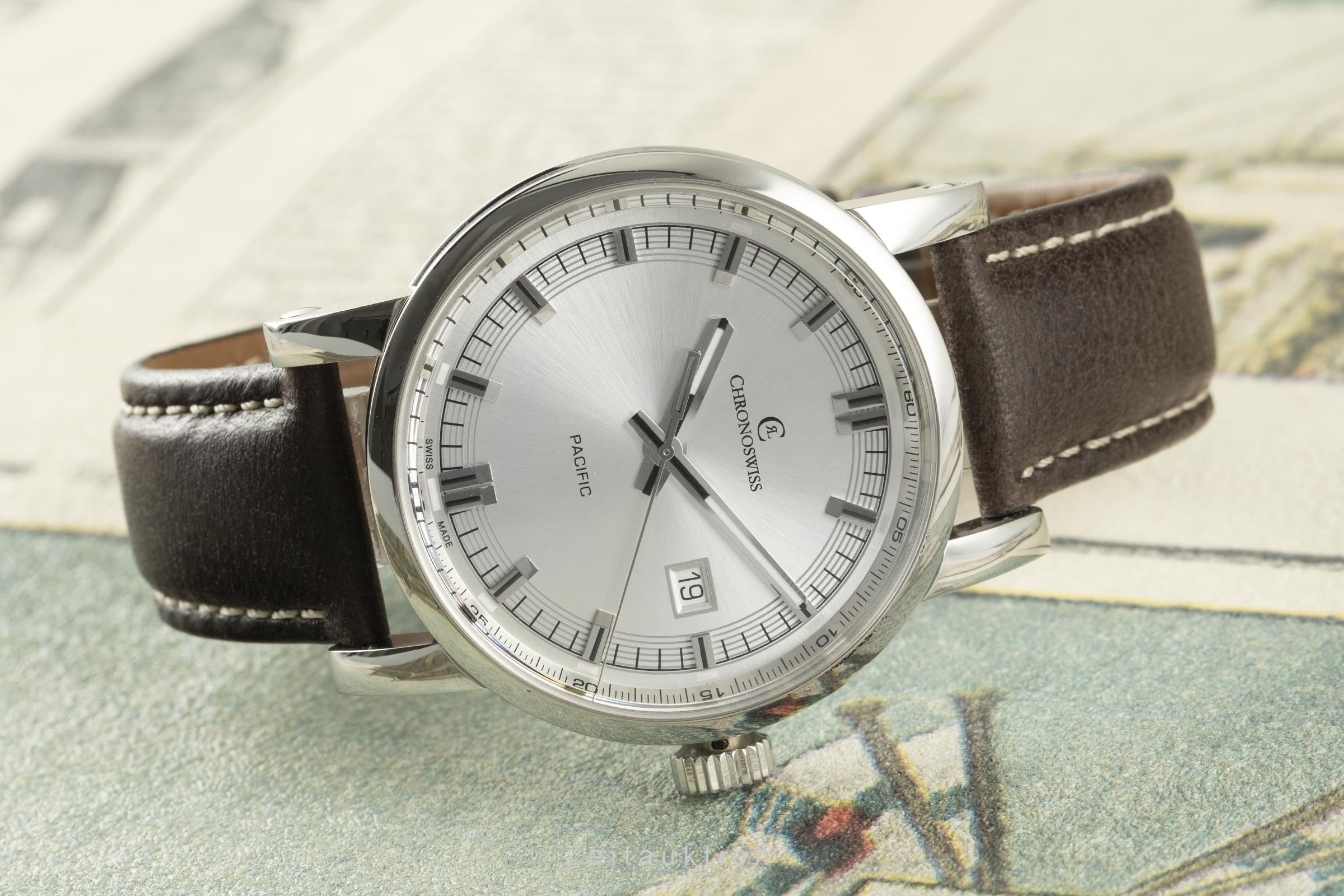 Chronoswiss Grand Pacific Automatik Datum Edelstahl Herrenuhr Ref. CH 2883B [2108685]