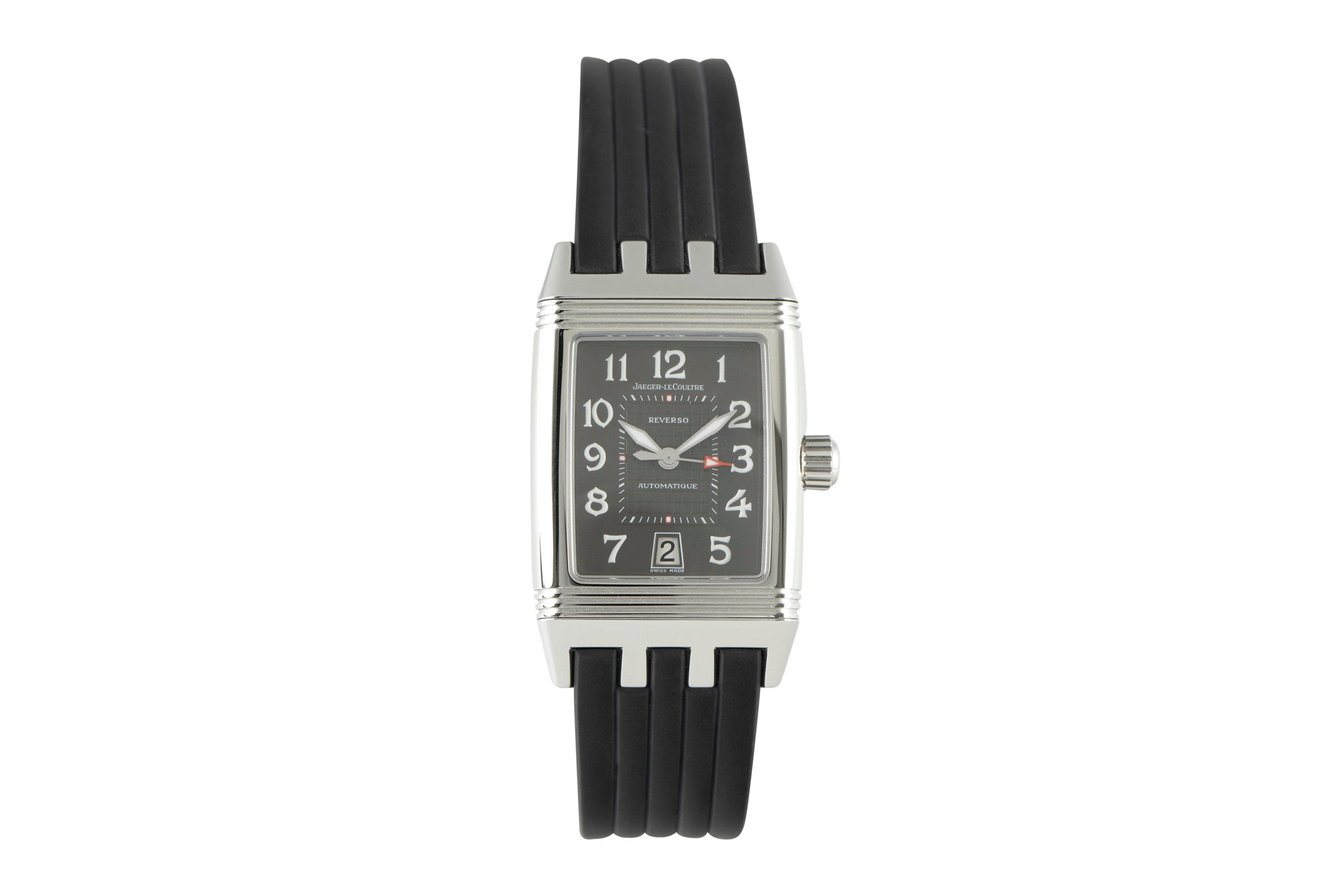 Jaeger LeCoultre Reverso acero automático reloj para caballeros 290.8.60 LP: 5500EUR  [2108744]