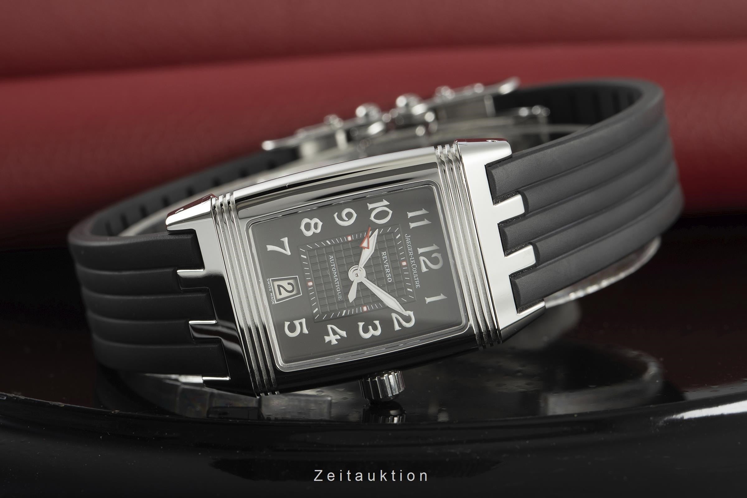 Jaeger LeCoultre Reverso acero automático reloj para caballeros 290.8.60 LP: 5500EUR  [2108744]