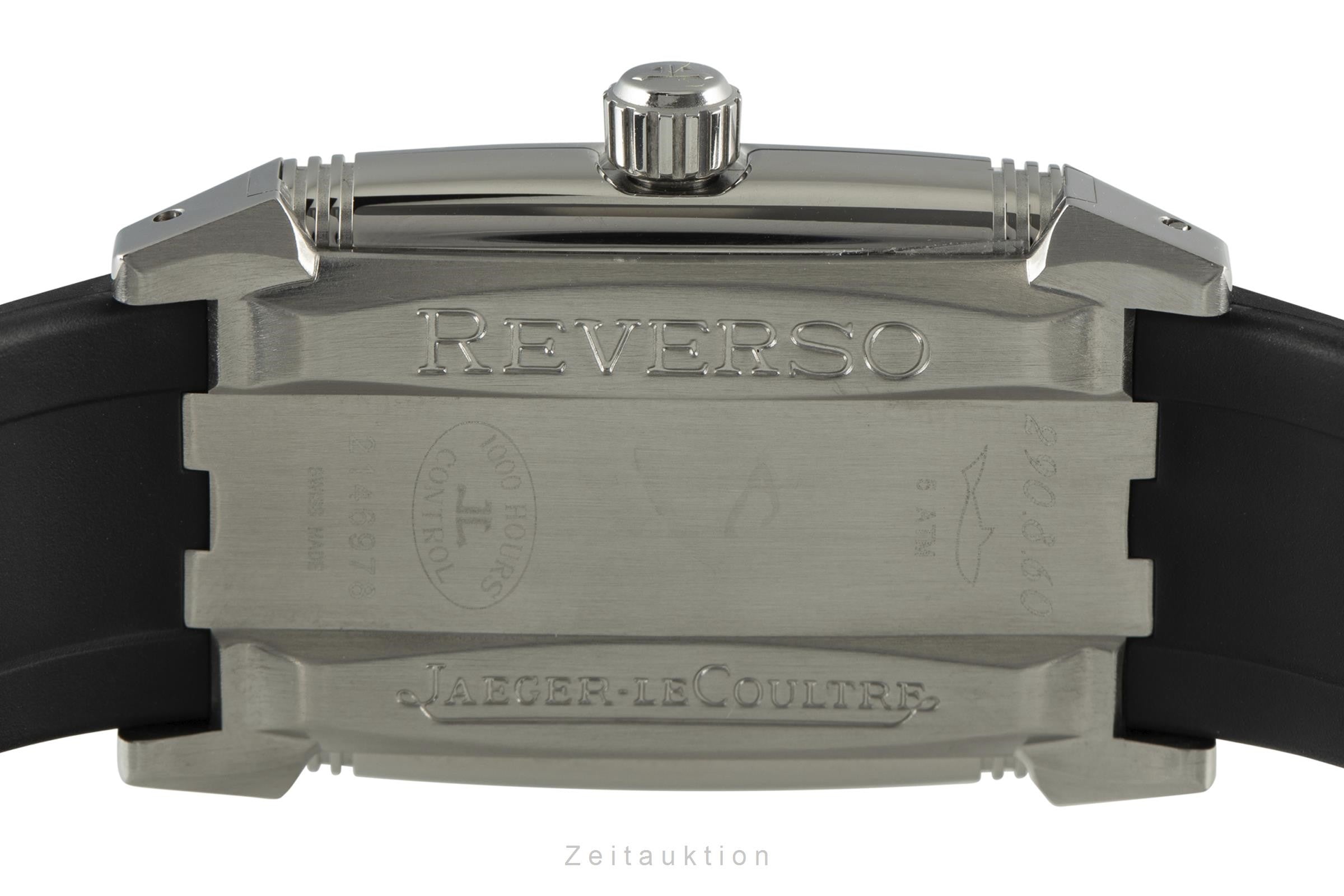 Jaeger LeCoultre Reverso acero automático reloj para caballeros 290.8.60 LP: 5500EUR  [2108744]