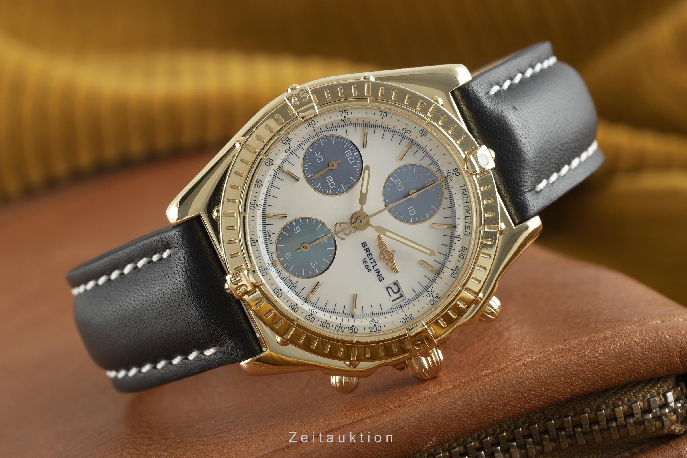 Breitling Chronomat chronographe or 18 ct automatique montre pour hommes K13050.1 LP: 22400EUR  [2108819]