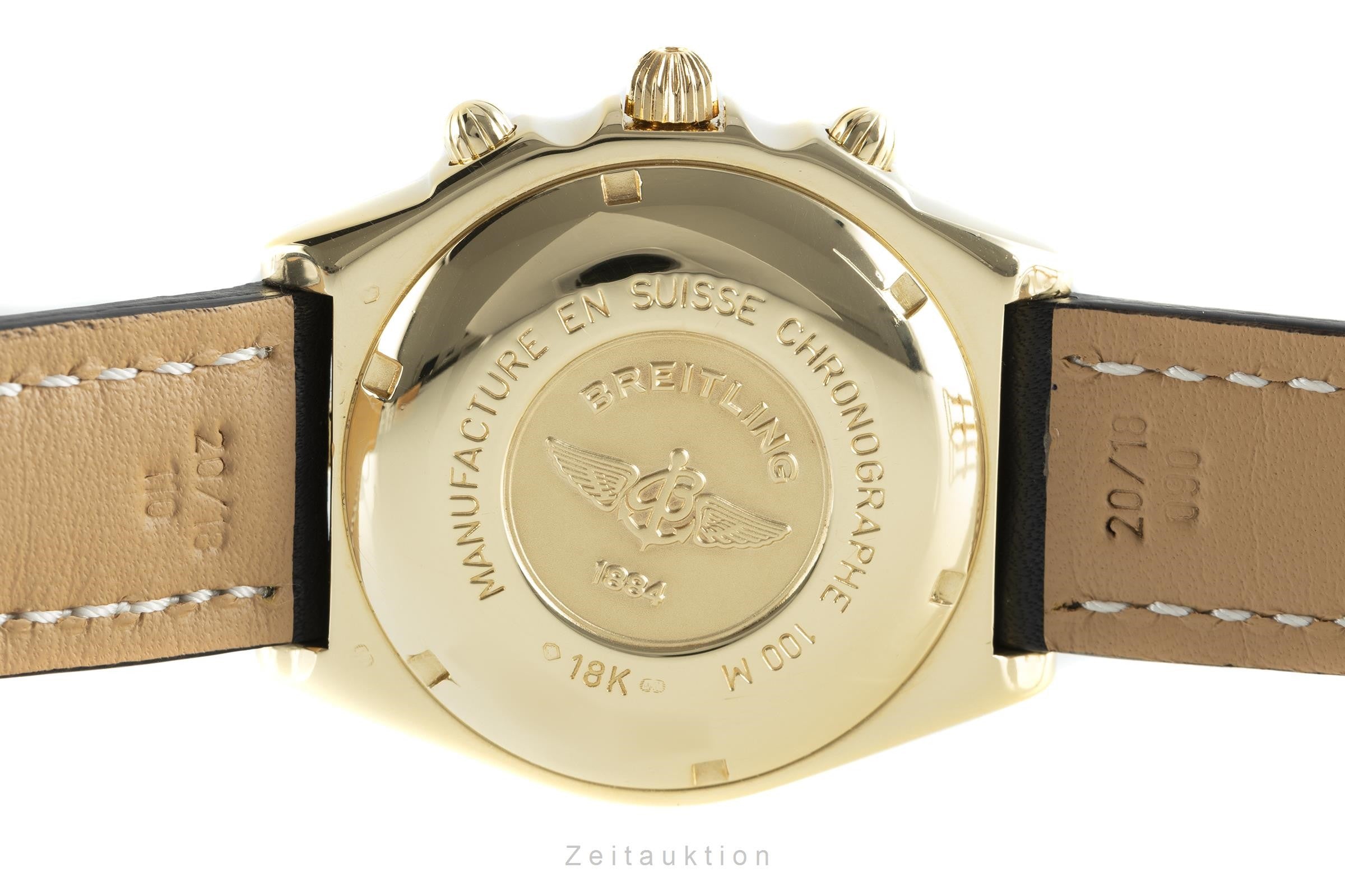 Breitling Chronomat chronographe or 18 ct automatique montre pour hommes K13050.1 LP: 22400EUR  [2108819]