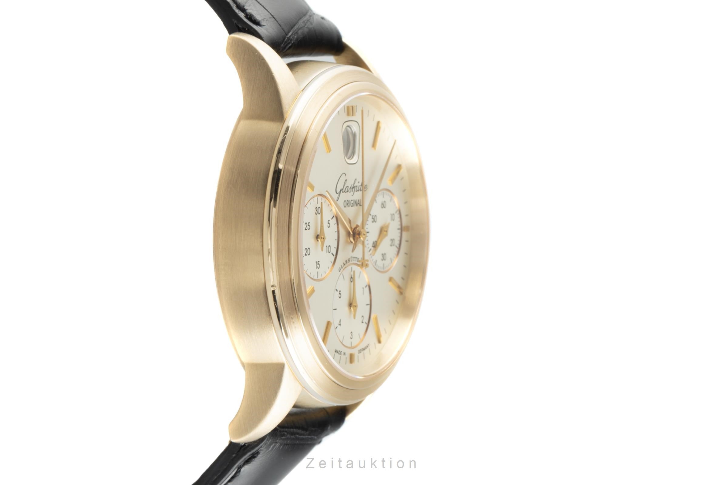 Glashütte Original Senator 18K Gold Chronograph Herrenuhr 3932121204 VP: 26700 € [2108839]