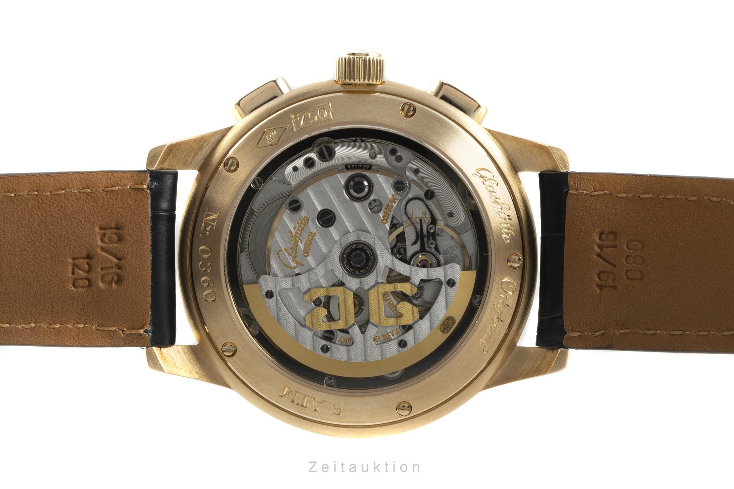 Glashütte Original Senator 18K Gold Chronograph Herrenuhr 3932121204 VP: 26700 € [2108839]