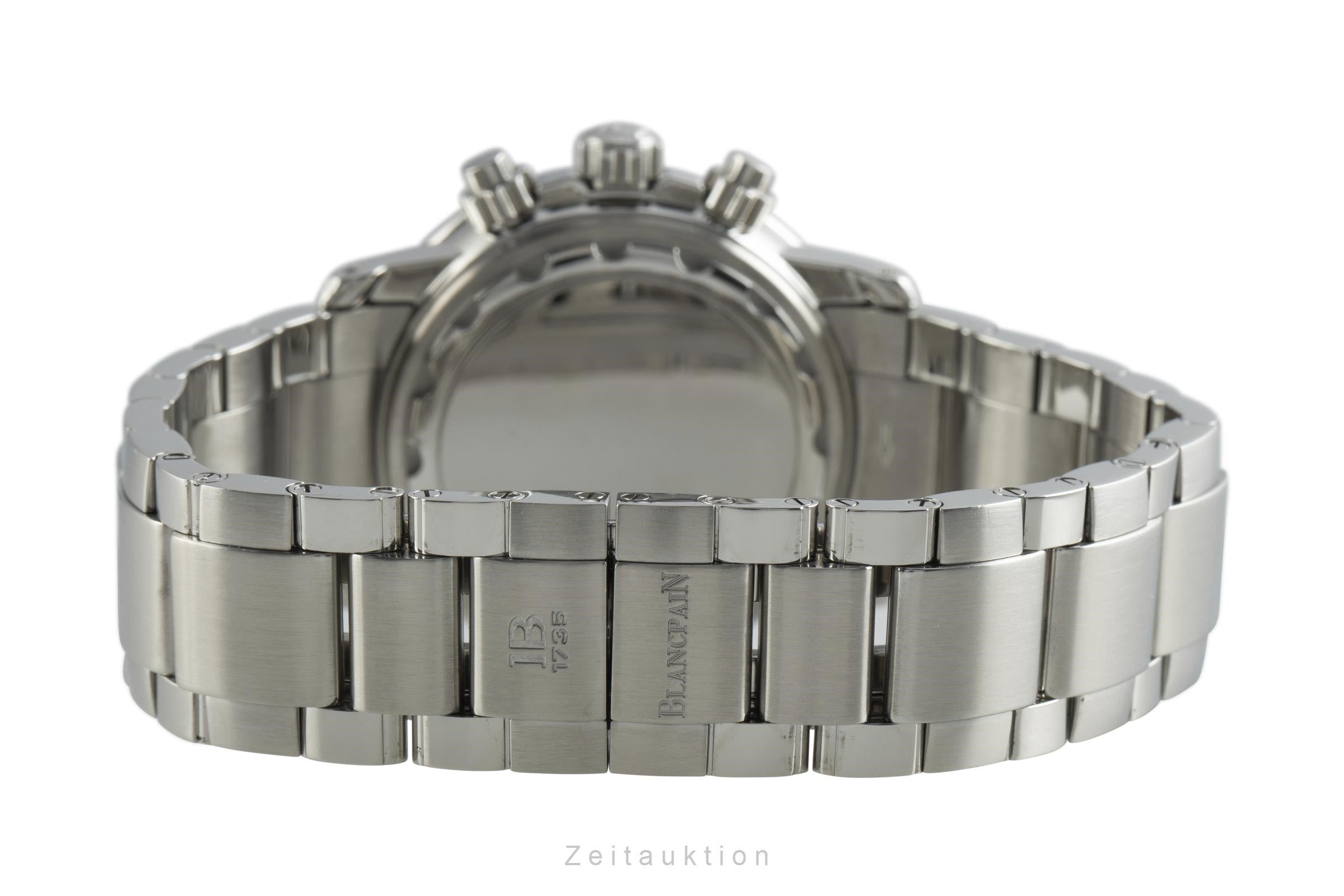 Blancpain Leman Flyback Chronograph Automatik Edelstahl Herrenuhr Ref. 2185F B&P [2108858]