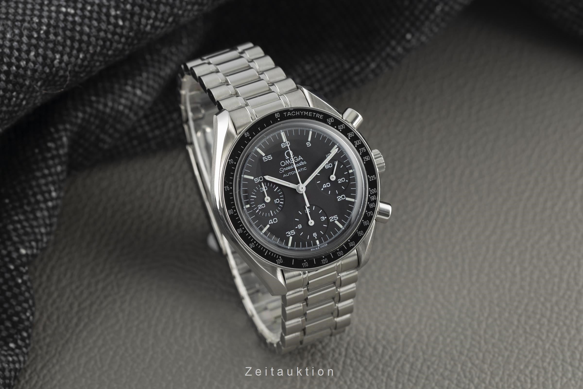 Omega Speedmaster Reduced Chronograph Edelstahl Automatik Ref. 3510.50.00 B&P [2108863]