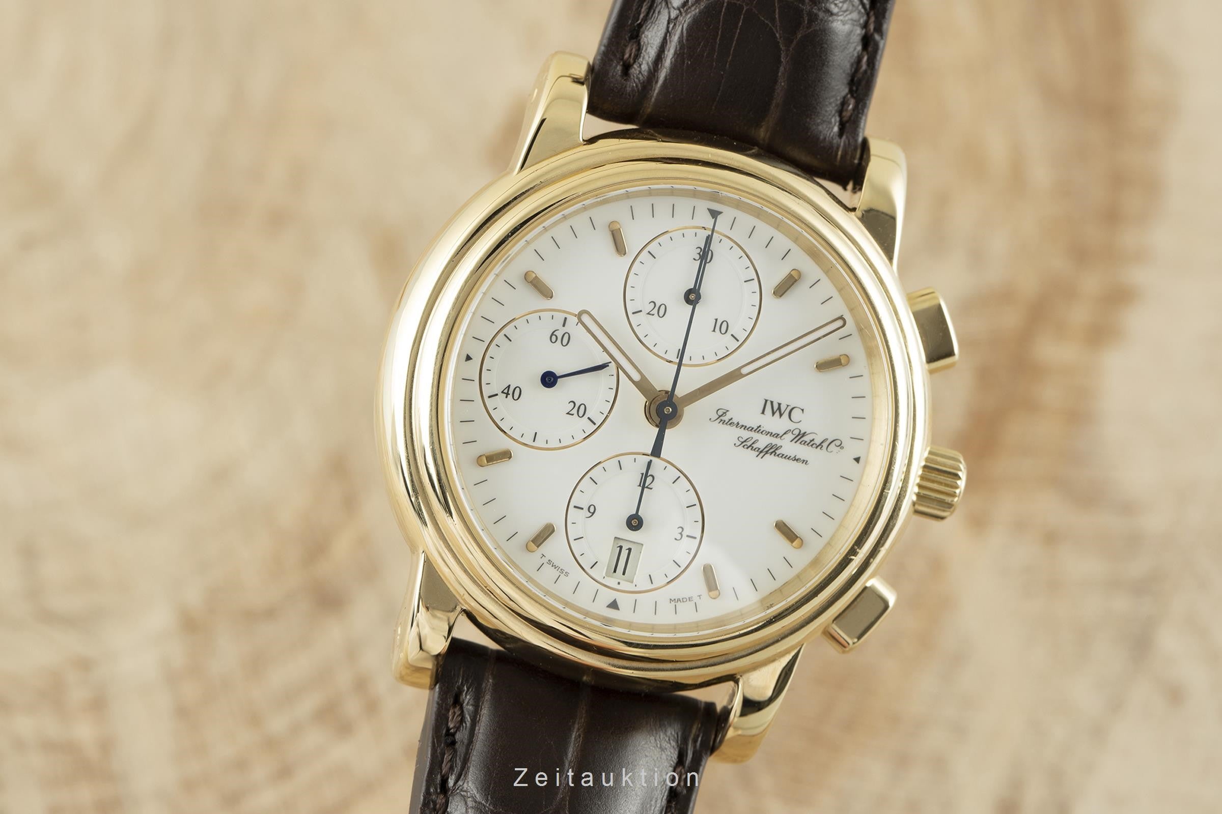 IWC Amalfi cronografo oro 18 ct automatismo orologio da uomo 3703-001  [2108891]