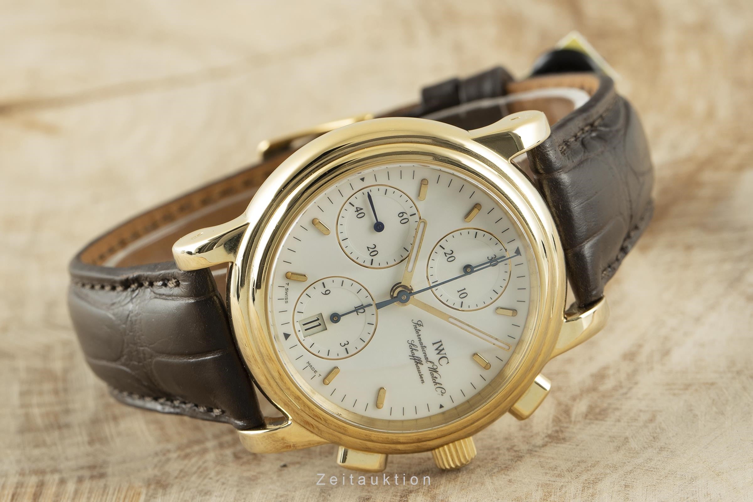 IWC Amalfi cronografo oro 18 ct automatismo orologio da uomo 3703-001  [2108891]