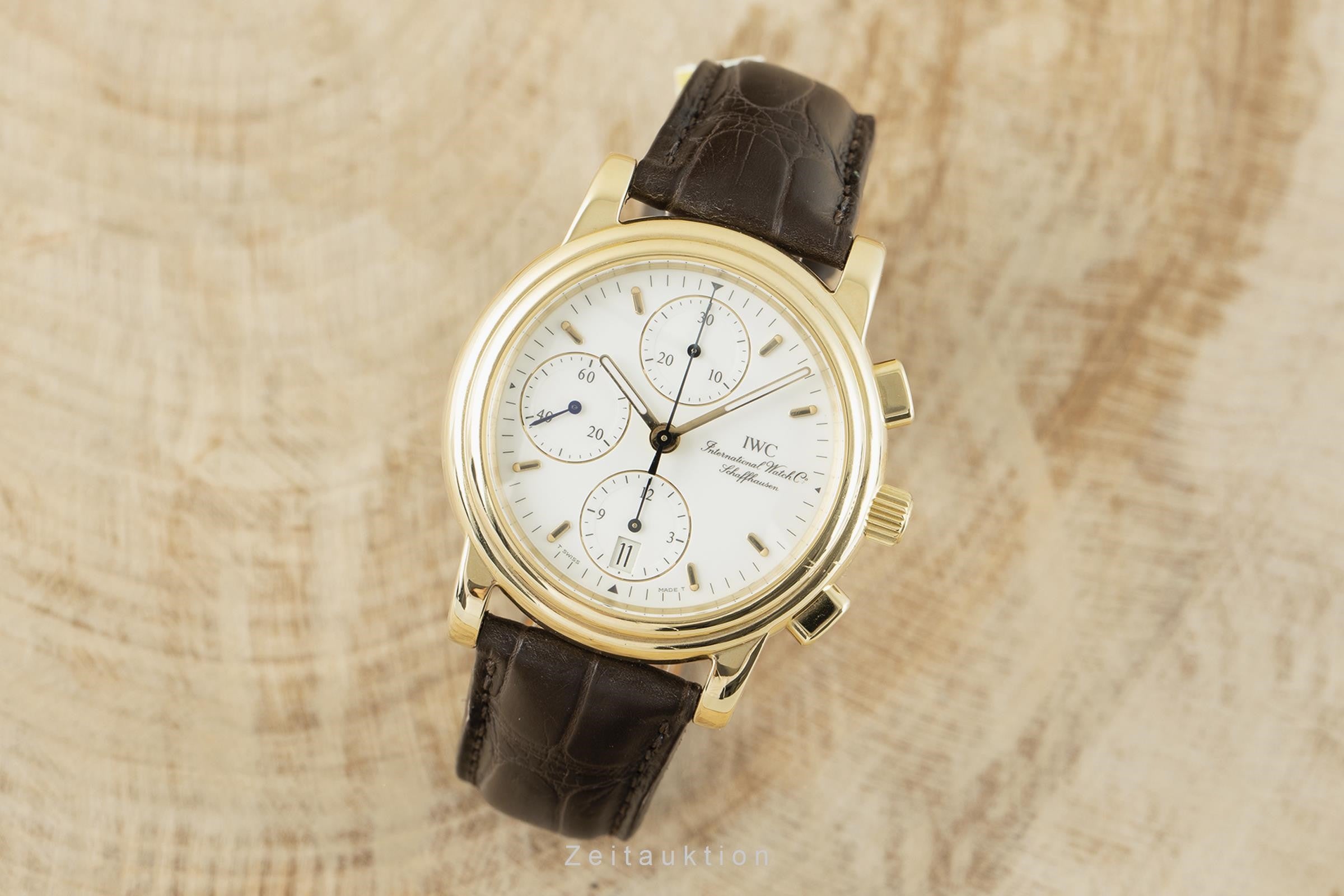 IWC Amalfi cronografo oro 18 ct automatismo orologio da uomo 3703-001  [2108891]