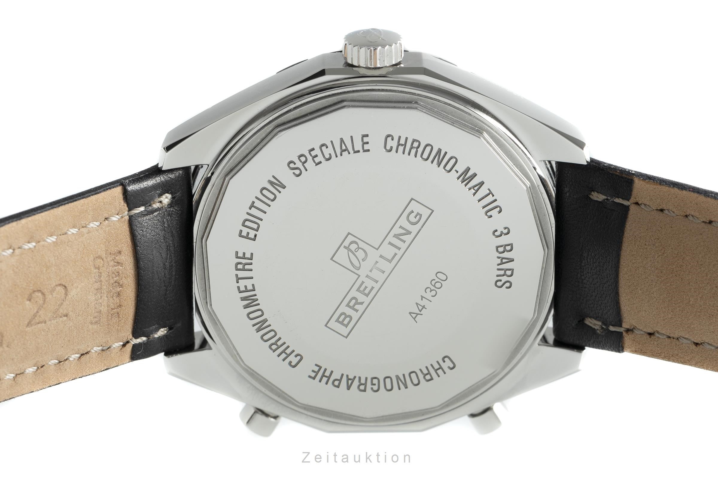 Breitling Chrono-Matic chronographe acier automatique montre pour hommes A41360 LP: 8150EUR  [2108894]