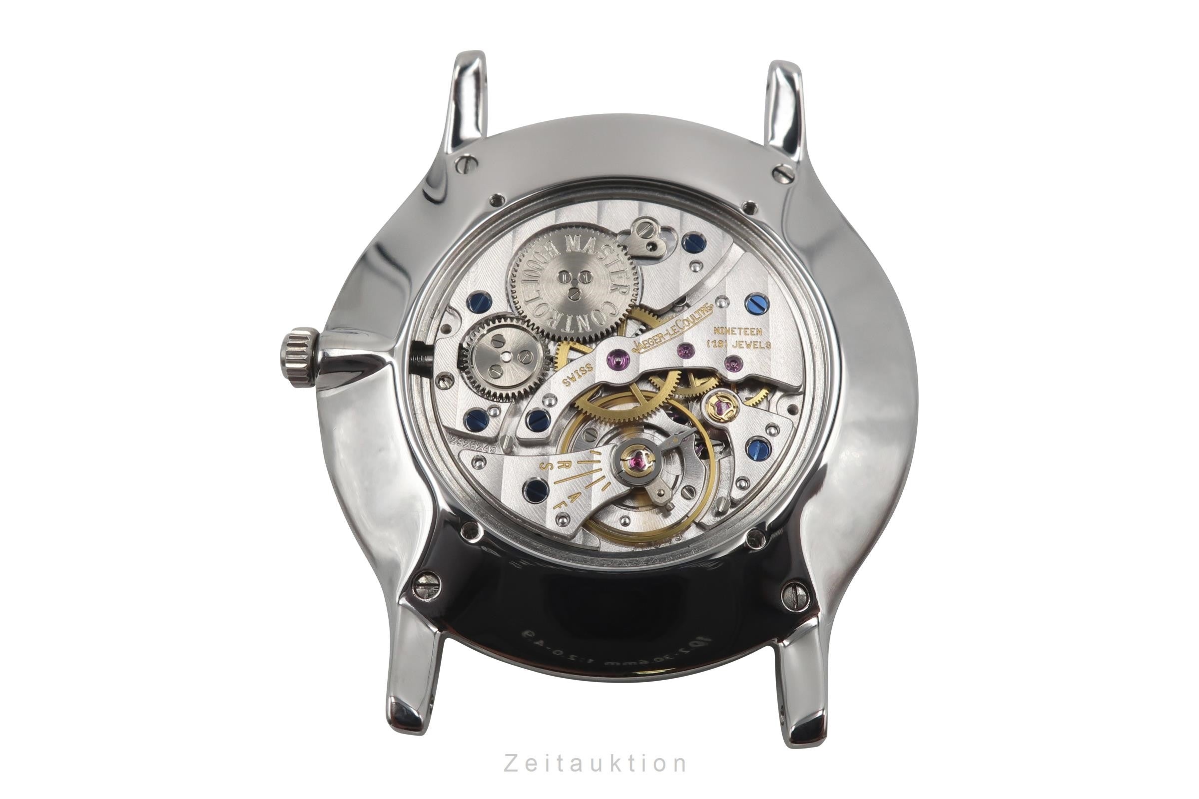 Jaeger LeCoultre Master Control acciaio carica manuale orologio da uomo 145.8.79.S LP: 6950EUR  [2108938]