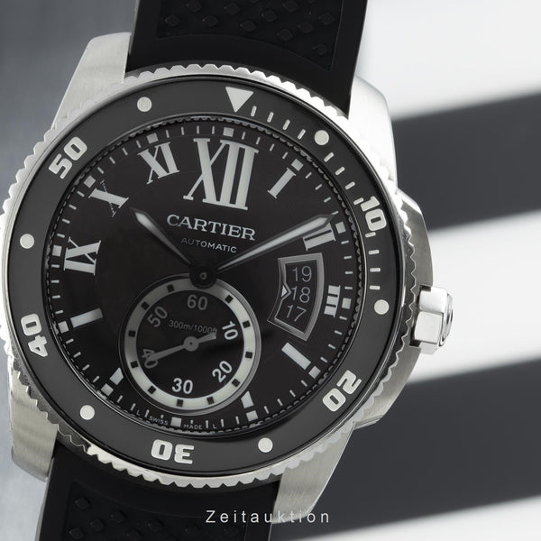 Cartier Calibre de Cartier acero automático reloj para caballeros W7100056, 3729  [2108966]