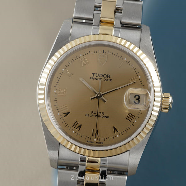 Tudor Prince Date acciaio / oro automatismo orologio da uomo 74033  [2108967]