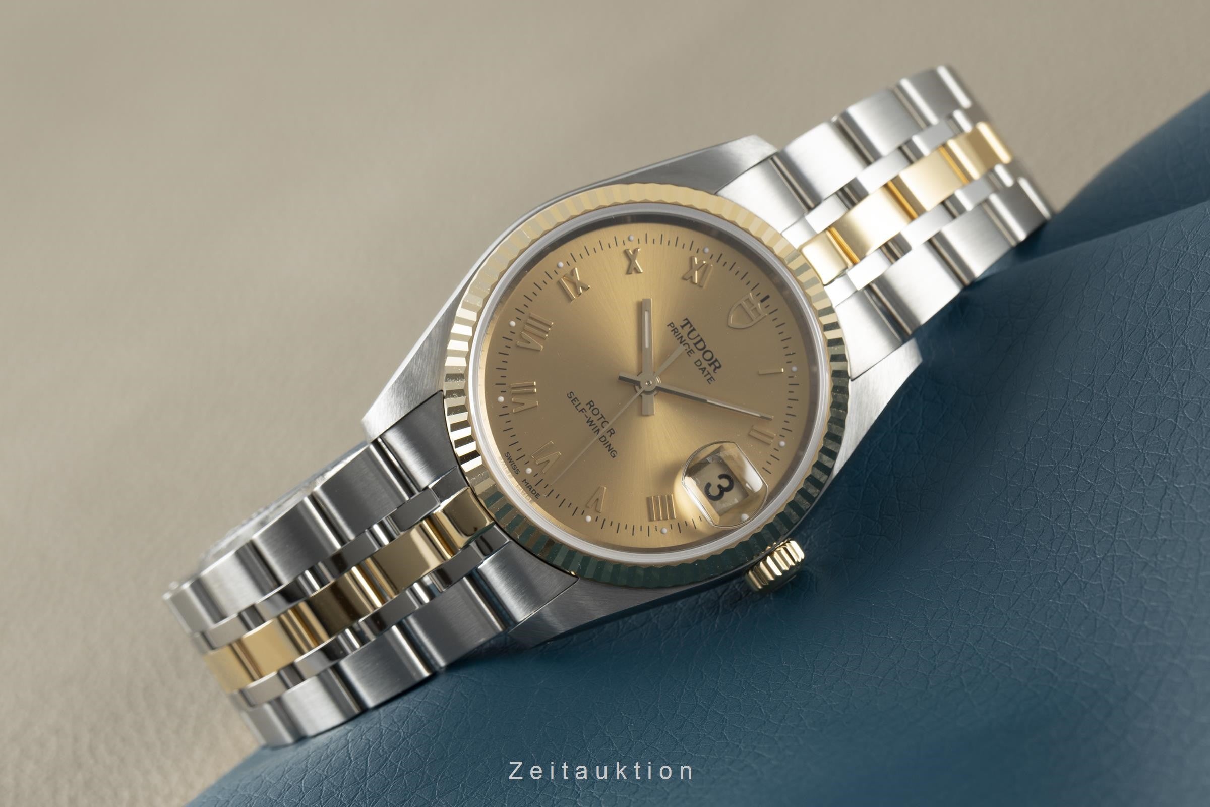 Tudor Prince Date acciaio / oro automatismo orologio da uomo 74033  [2108967]